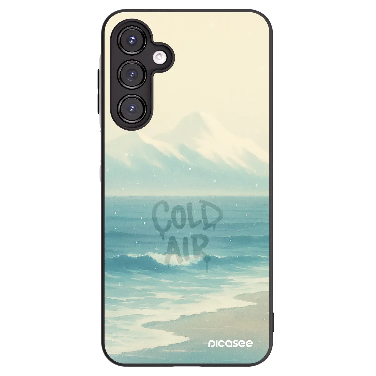 Silikonový černý obal pro Samsung Galaxy A16 5G - COLD AIR