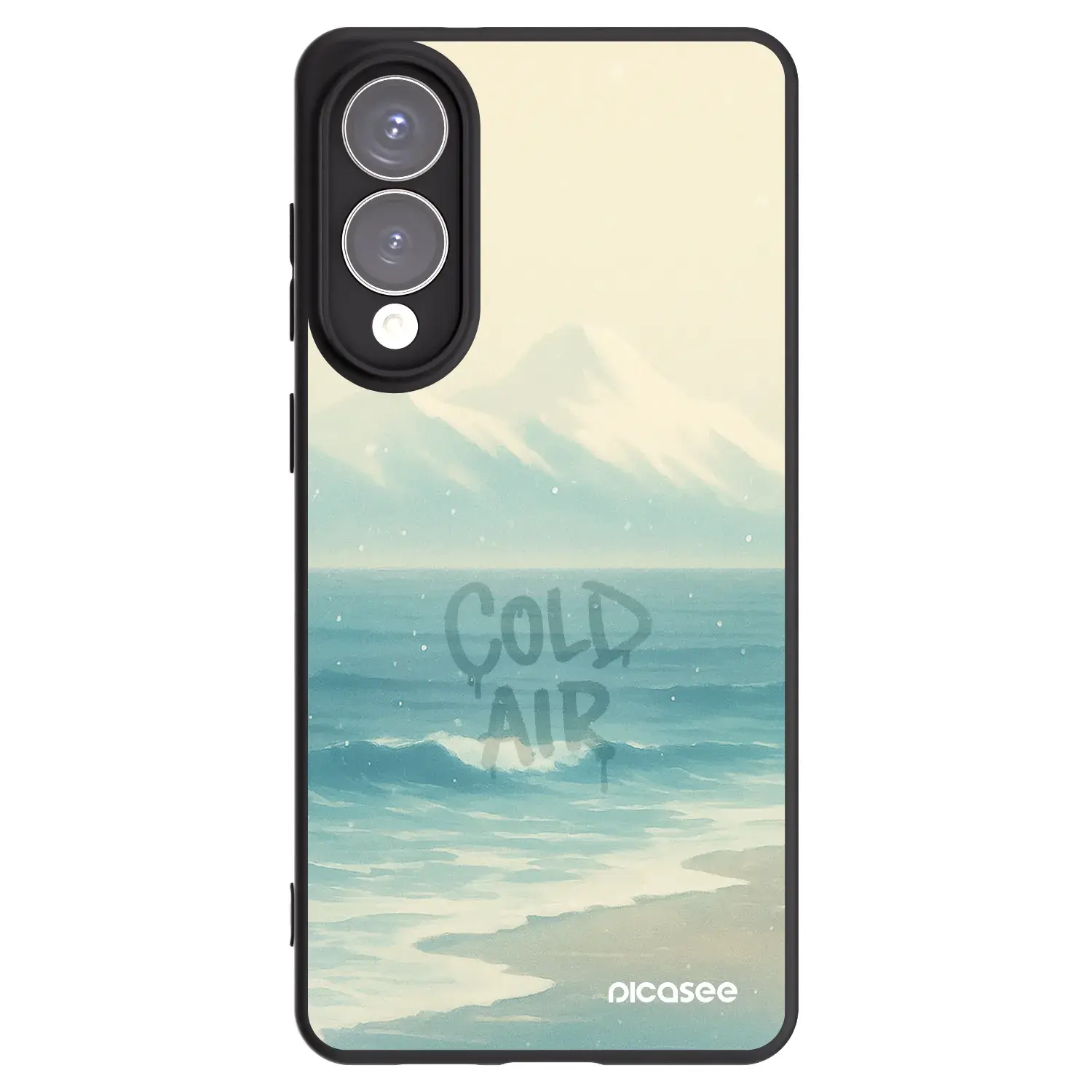 Silikonový černý obal pro Samsung Galaxy S25 Edge 5G - COLD AIR