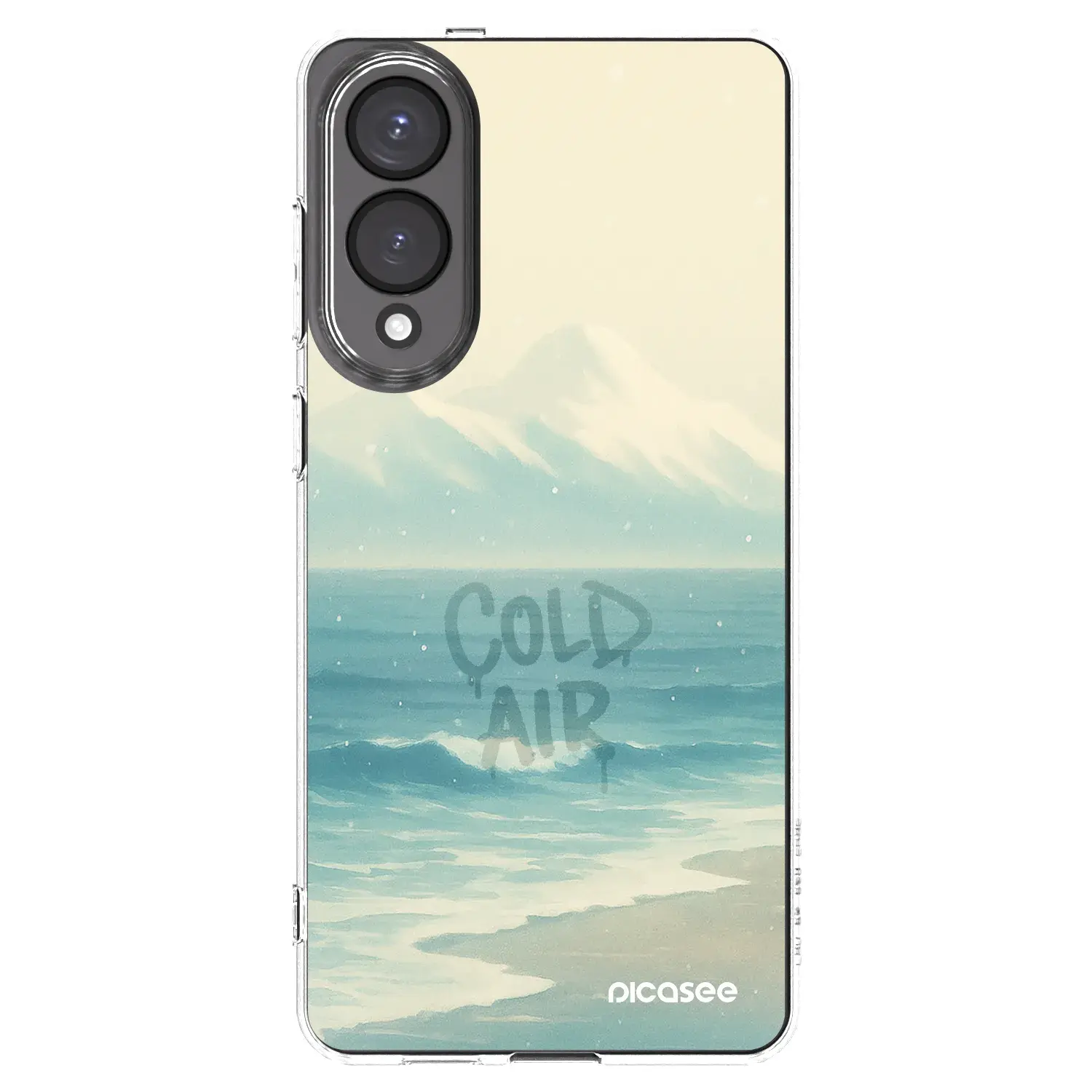 Silikonový průhledný obal pro Samsung Galaxy S25 Edge 5G - COLD AIR