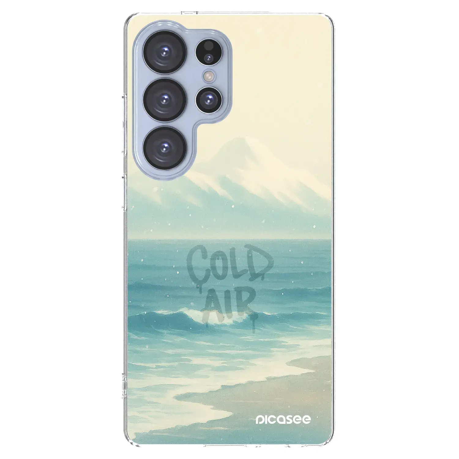 Silikonový průhledný obal pro Samsung Galaxy S25 Ultra 5G - COLD AIR
