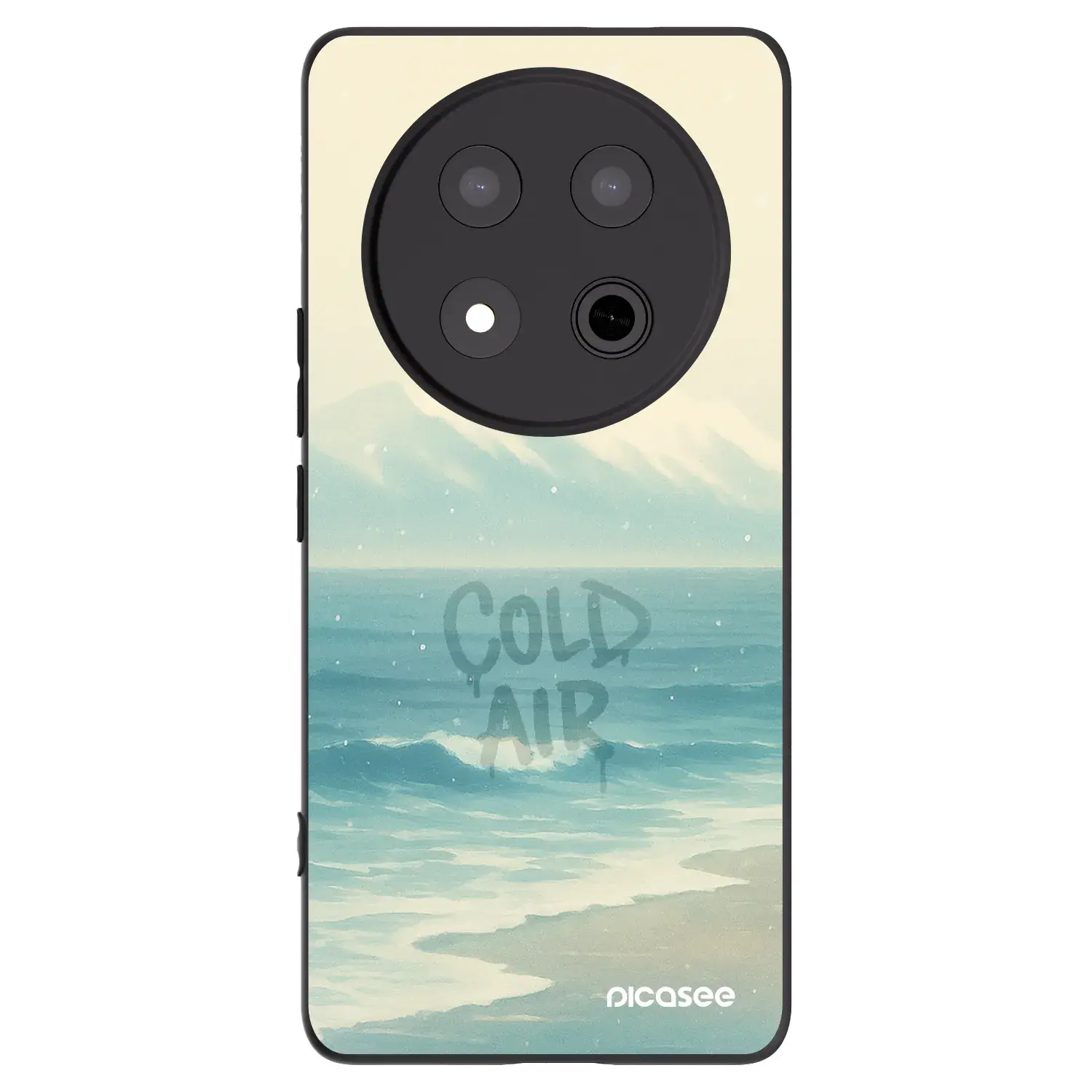 Silikonový černý obal pro Honor Magic7 Lite 5G - COLD AIR