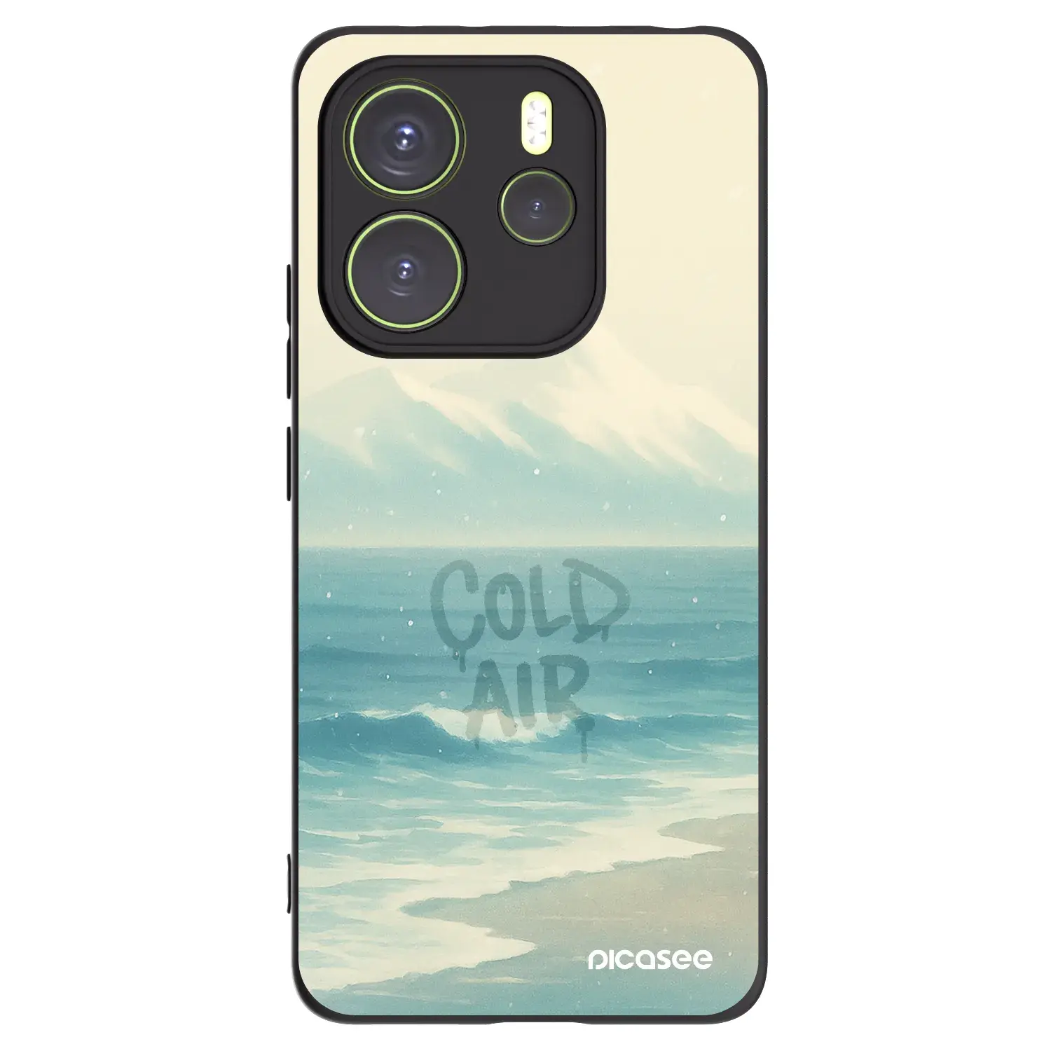 Silikonový černý obal pro Xiaomi Redmi Note 14 4G - COLD AIR