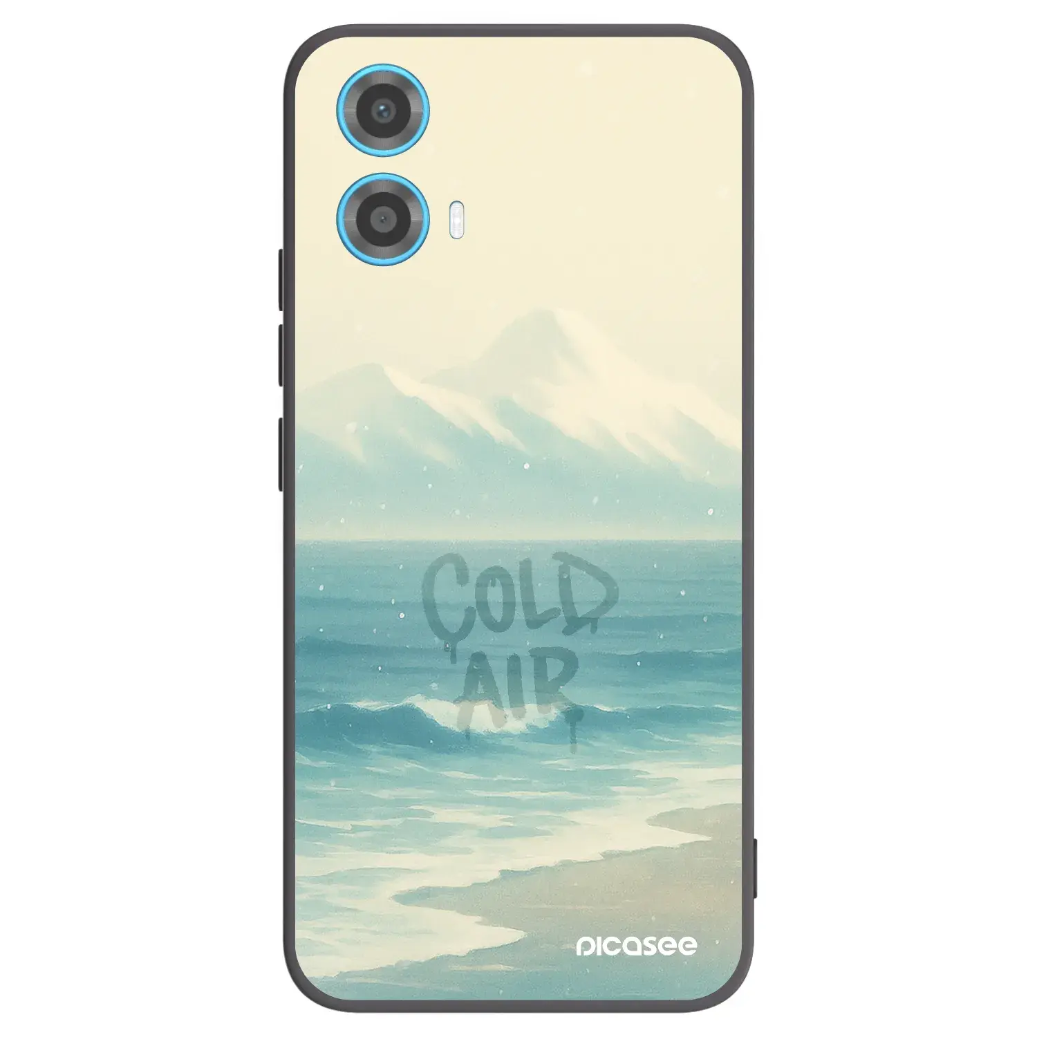 Silikonový černý obal pro Motorola Moto G34 5G - COLD AIR