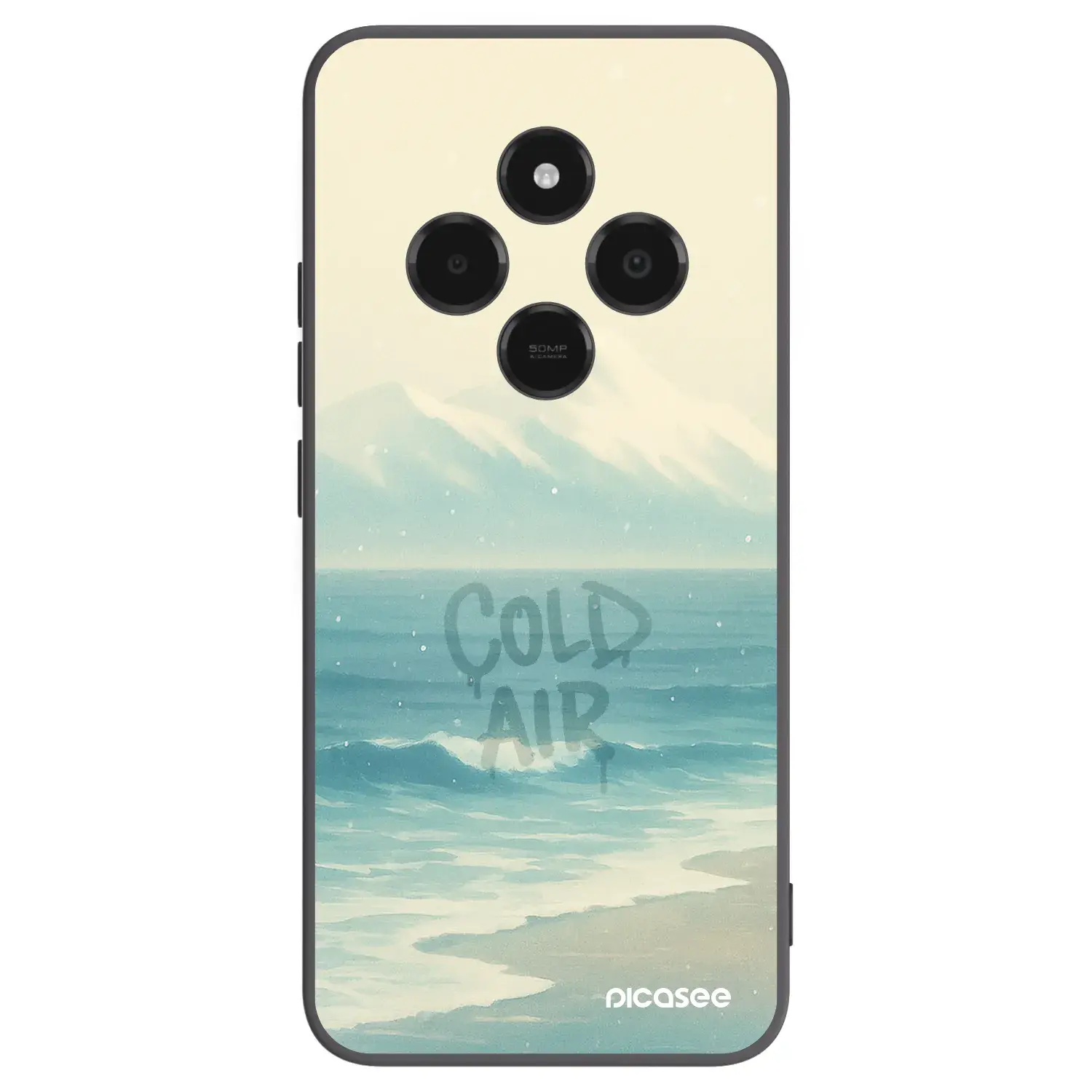 Silikonový černý obal pro Xiaomi Poco C75 - COLD AIR