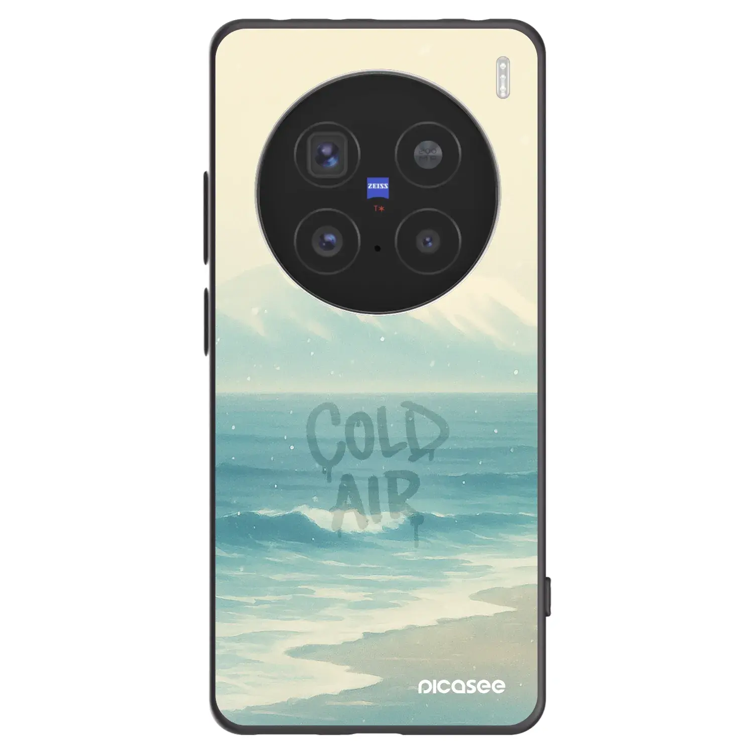 Silikonový černý obal pro Vivo X200 Pro - COLD AIR