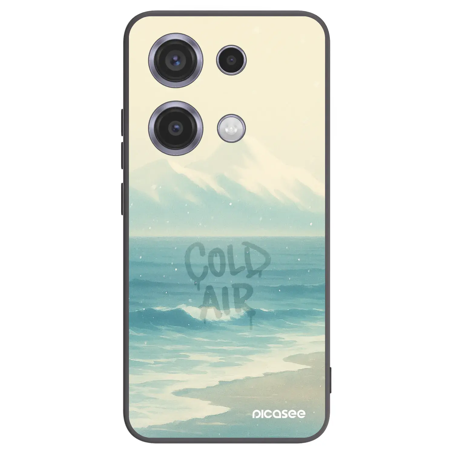Silikonový černý obal pro Xiaomi Redmi Note 14S - COLD AIR