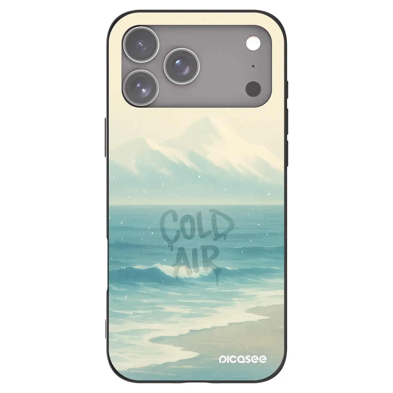 Silikonový černý obal pro Apple iPhone 17 Pro Max - COLD AIR