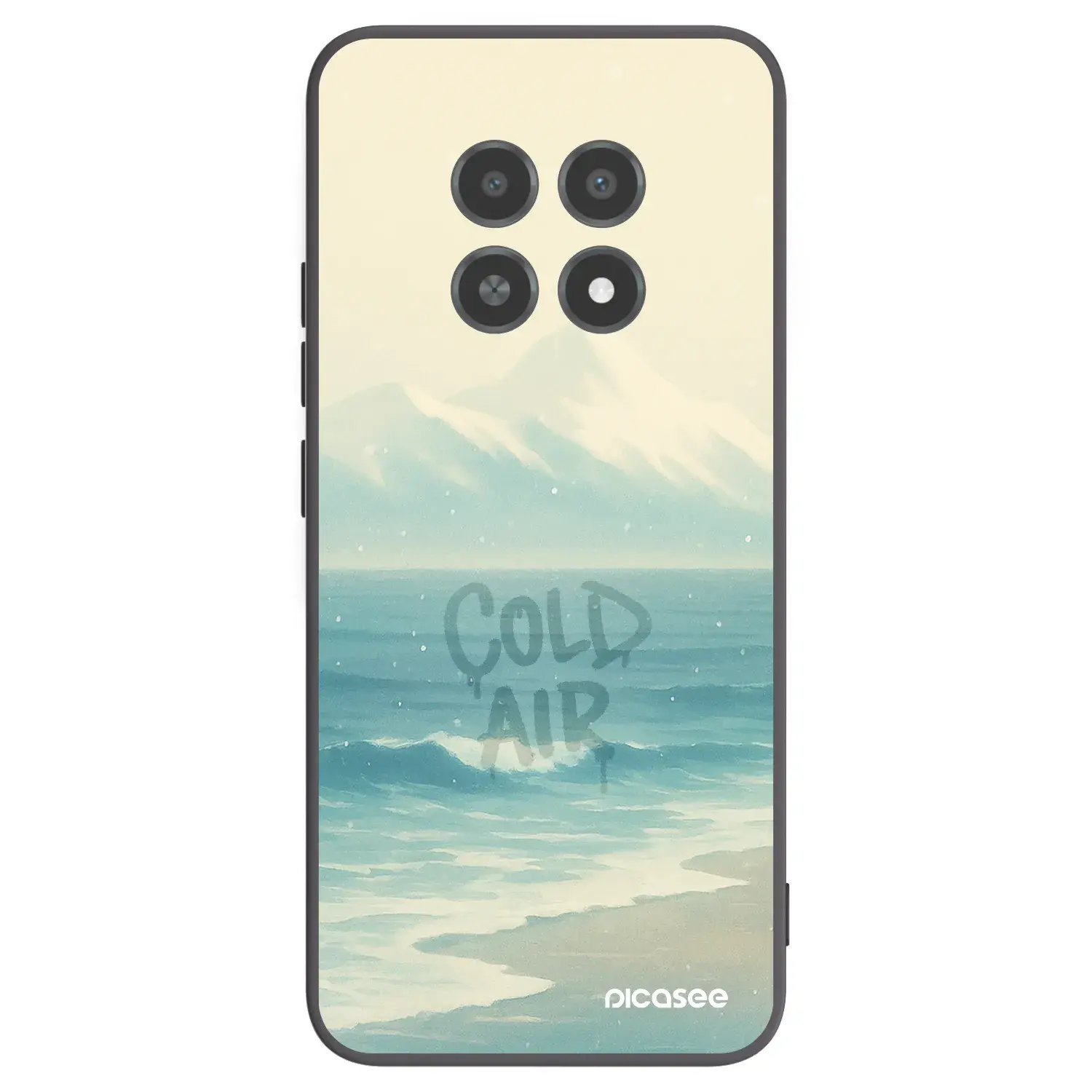 Silikonový černý obal pro Realme 12X - COLD AIR