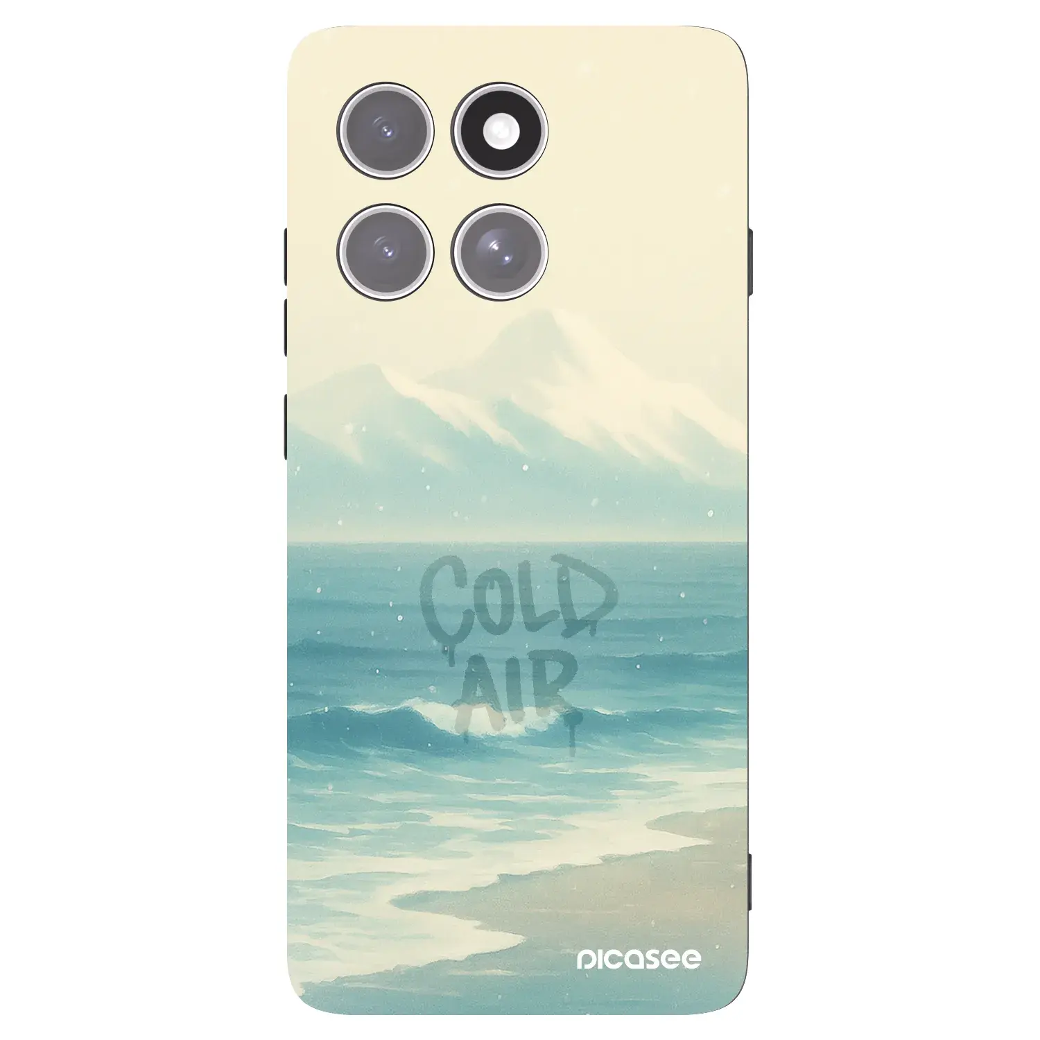 Silikonový černý obal pro Motorola Edge 60 Pro - COLD AIR