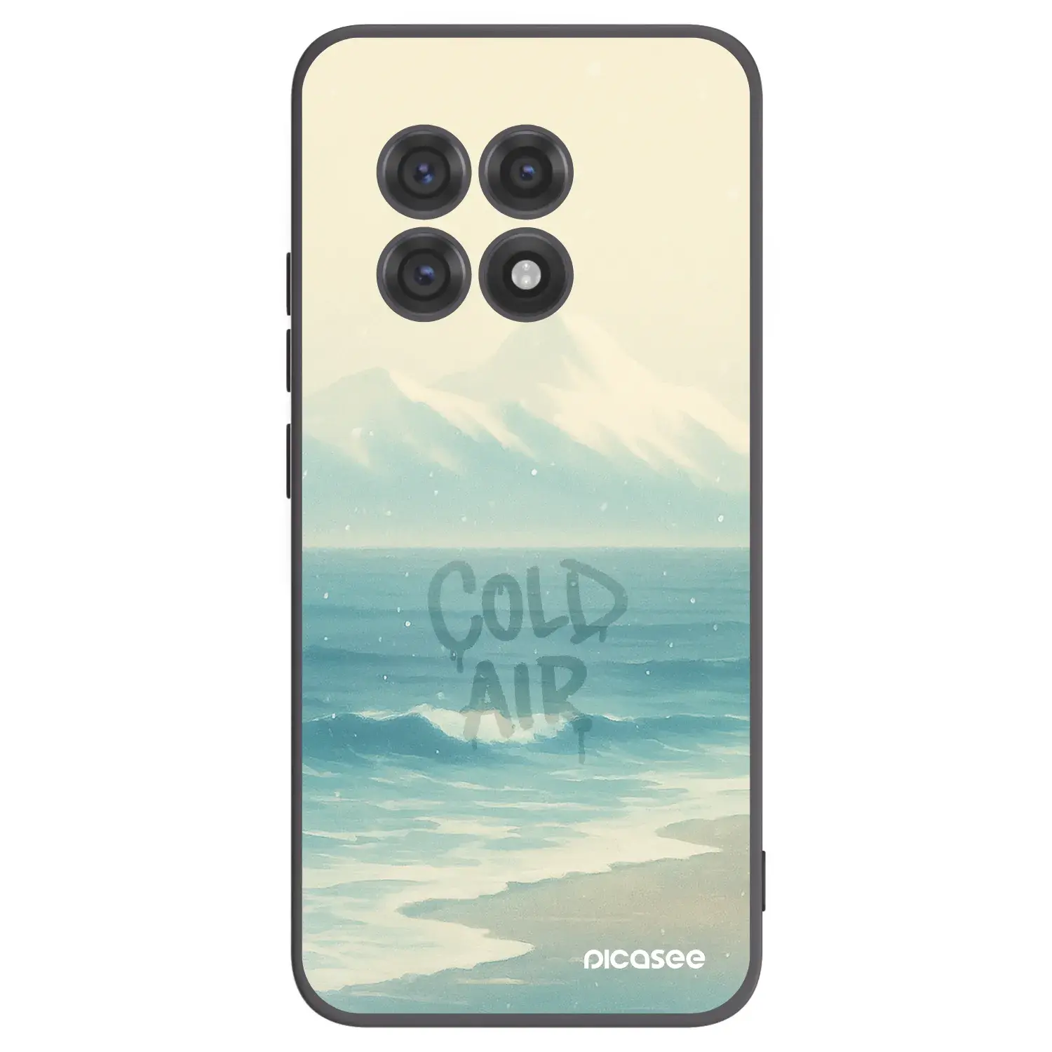 Silikonový černý obal pro OnePlus 13R 5G - COLD AIR