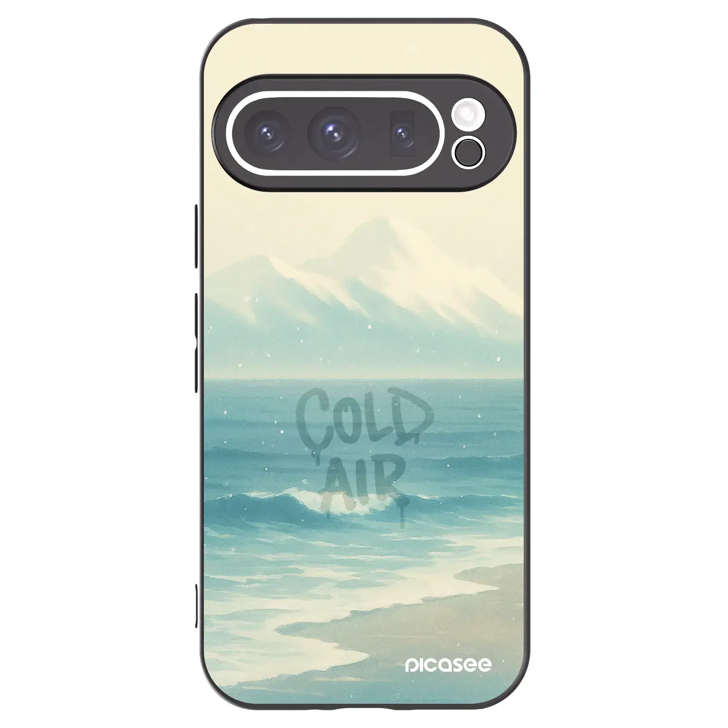 Silikonový černý obal pro Google Pixel 9 Pro XL - COLD AIR