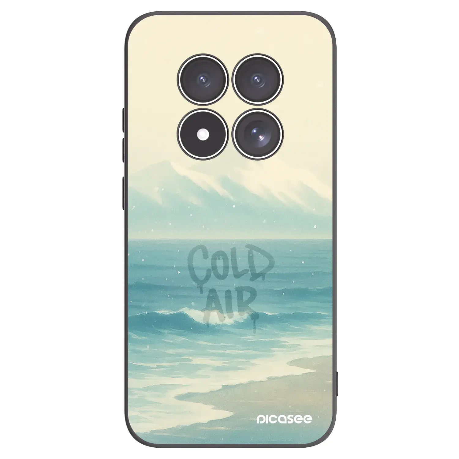 Silikonový černý obal pro Xiaomi Redmi Note 15 Pro 4G - COLD AIR