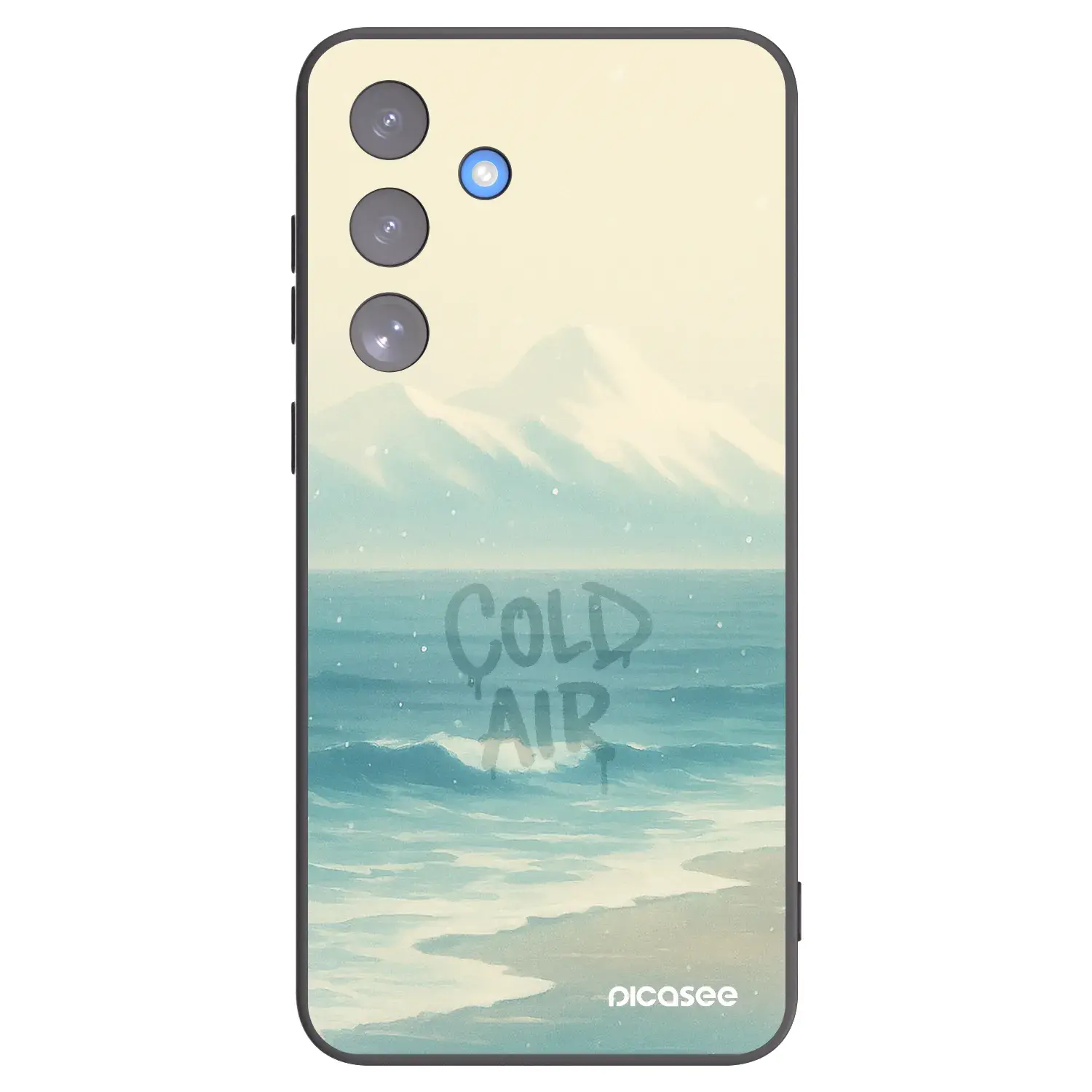 Silikonový černý obal pro Samsung Galaxy S25 FE 5G - COLD AIR