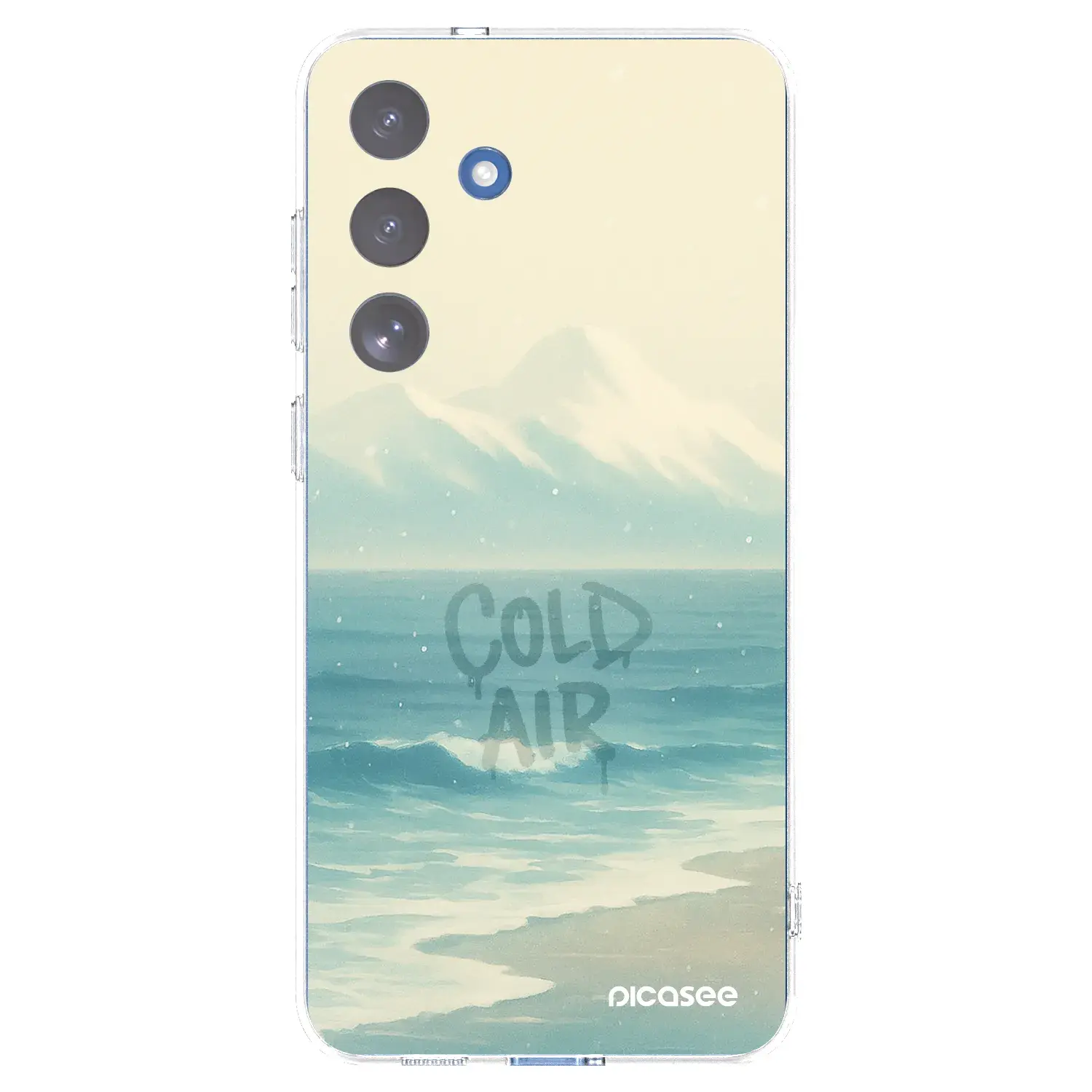 Silikonový průhledný obal pro Samsung Galaxy S25 FE 5G - COLD AIR
