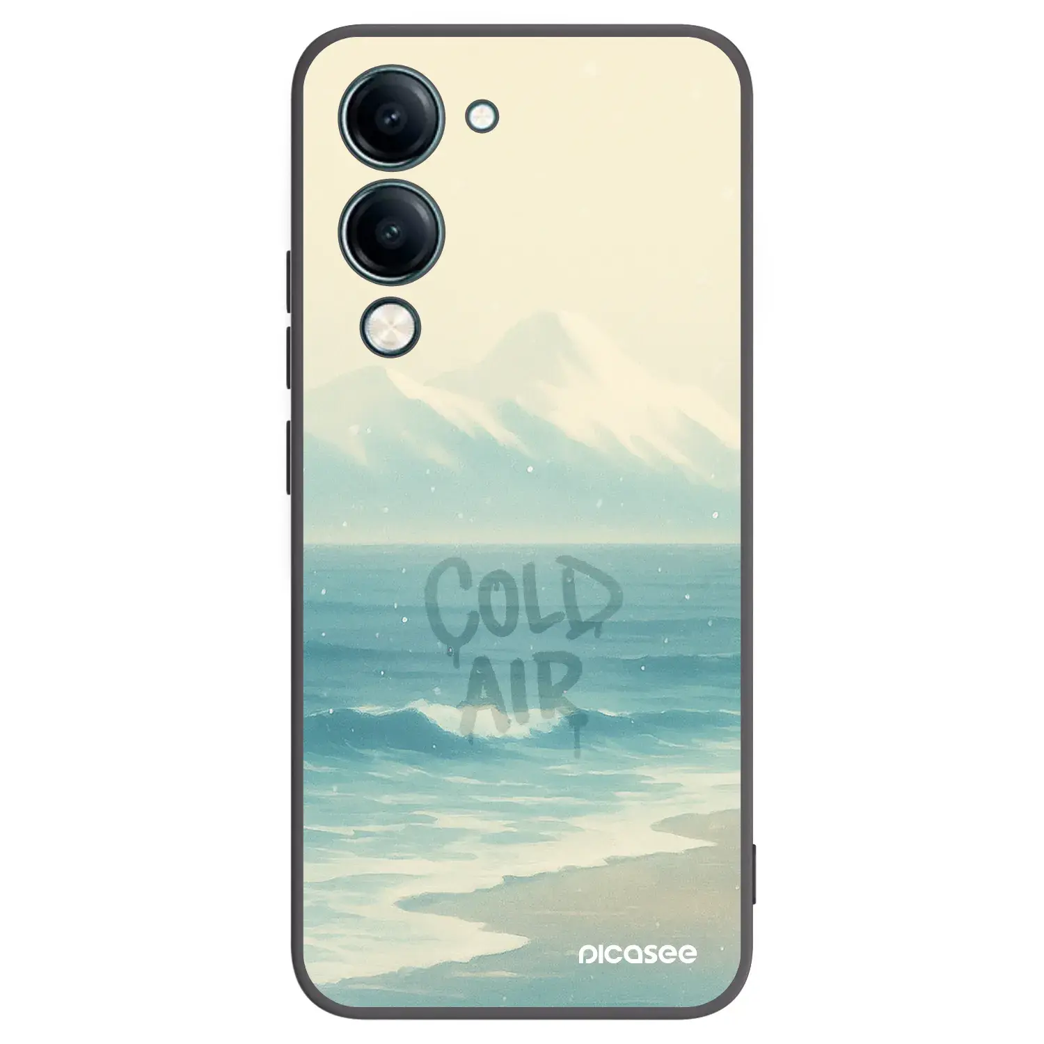 Silikonový černý obal pro Vivo Y29s 5G - COLD AIR