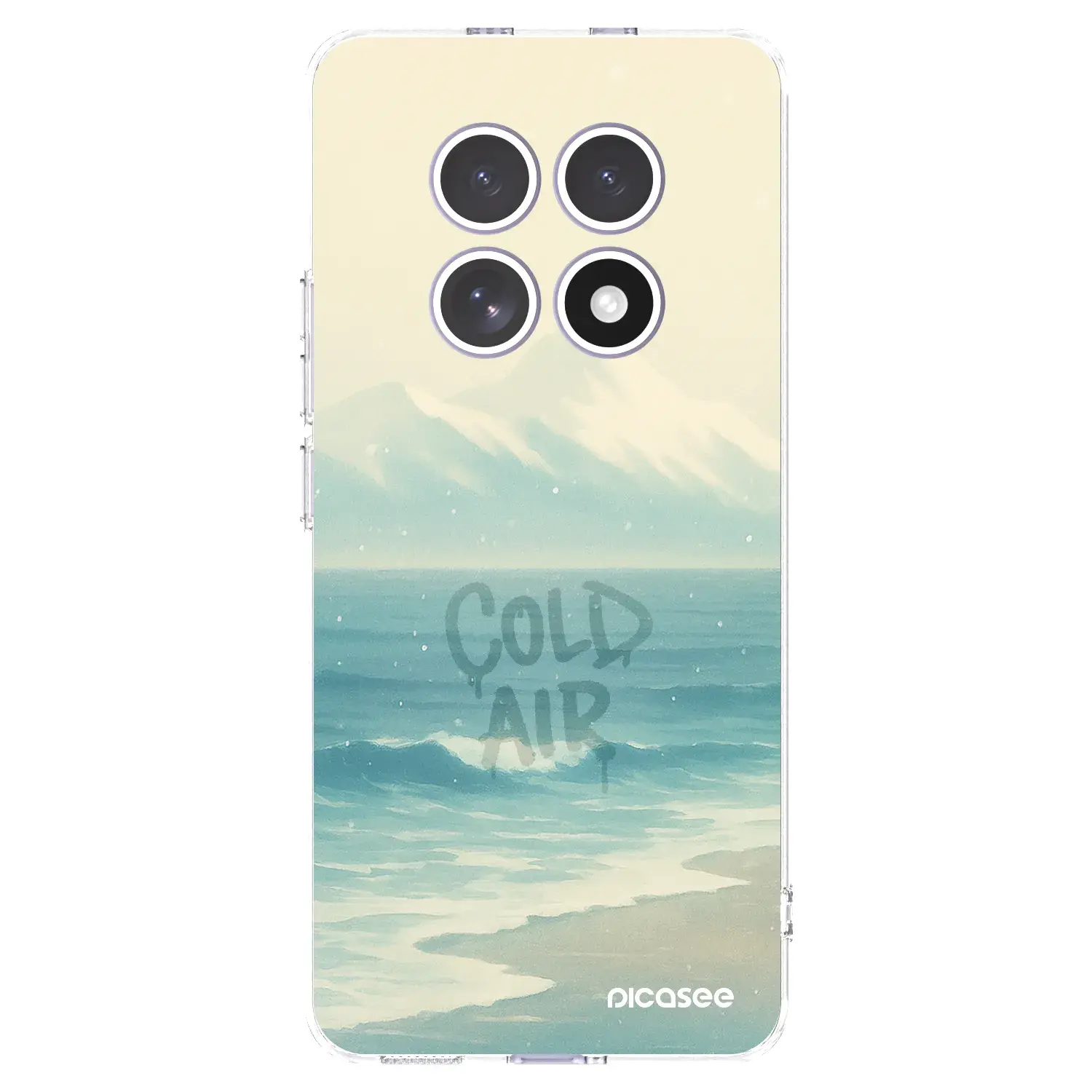 Silikonový průhledný obal pro Xiaomi Redmi Note 15 4G - COLD AIR