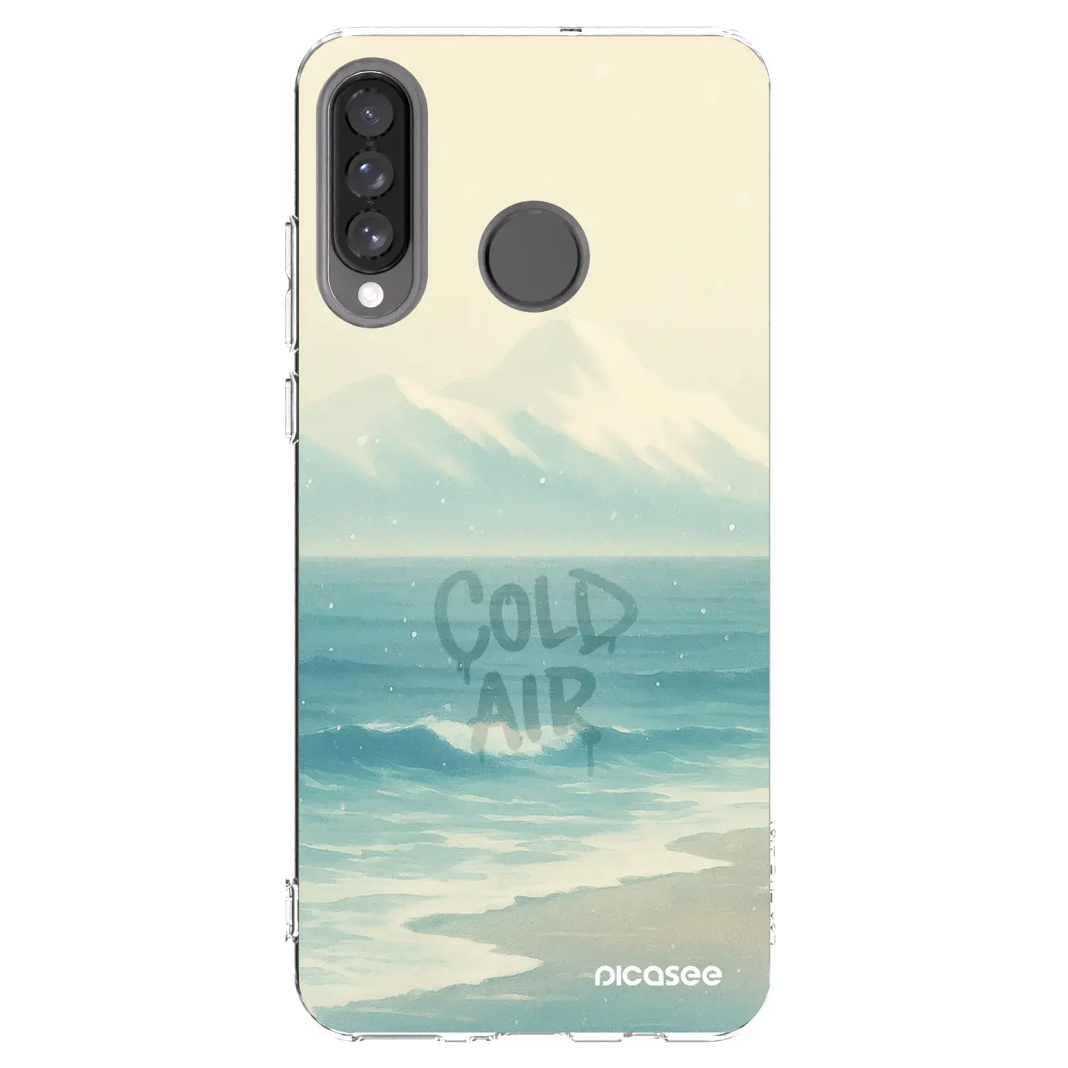 Silikonový průhledný obal pro Huawei P30 Lite - COLD AIR