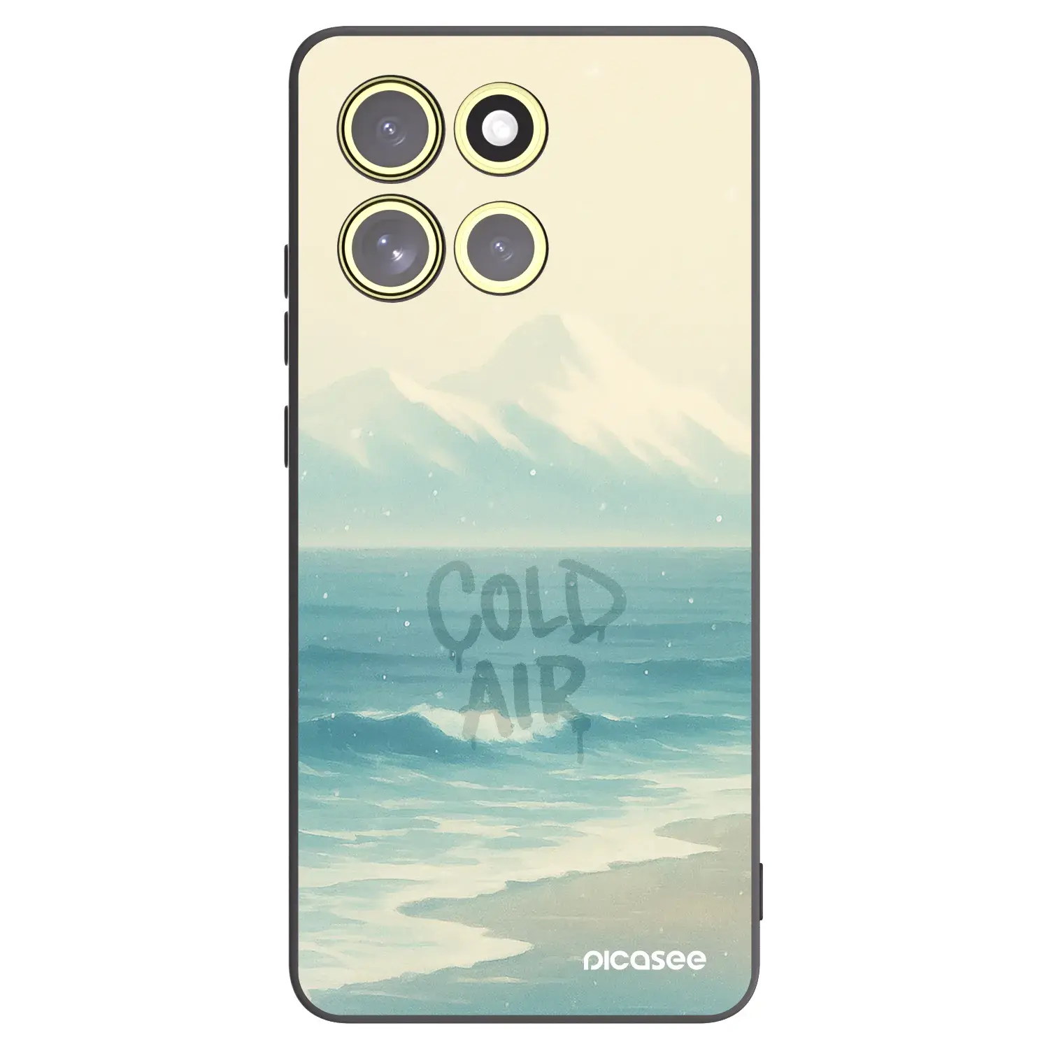 Silikonový černý obal pro Motorola Moto G86 Power 5G - COLD AIR