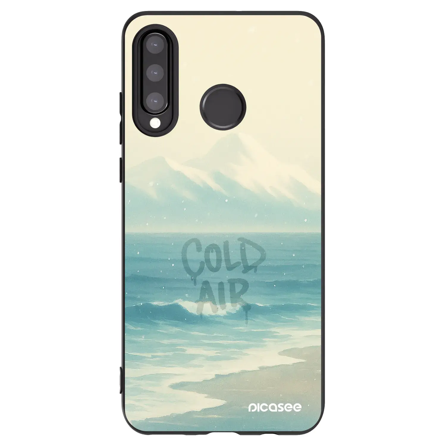 Silikonový černý obal pro Huawei P30 Lite - COLD AIR