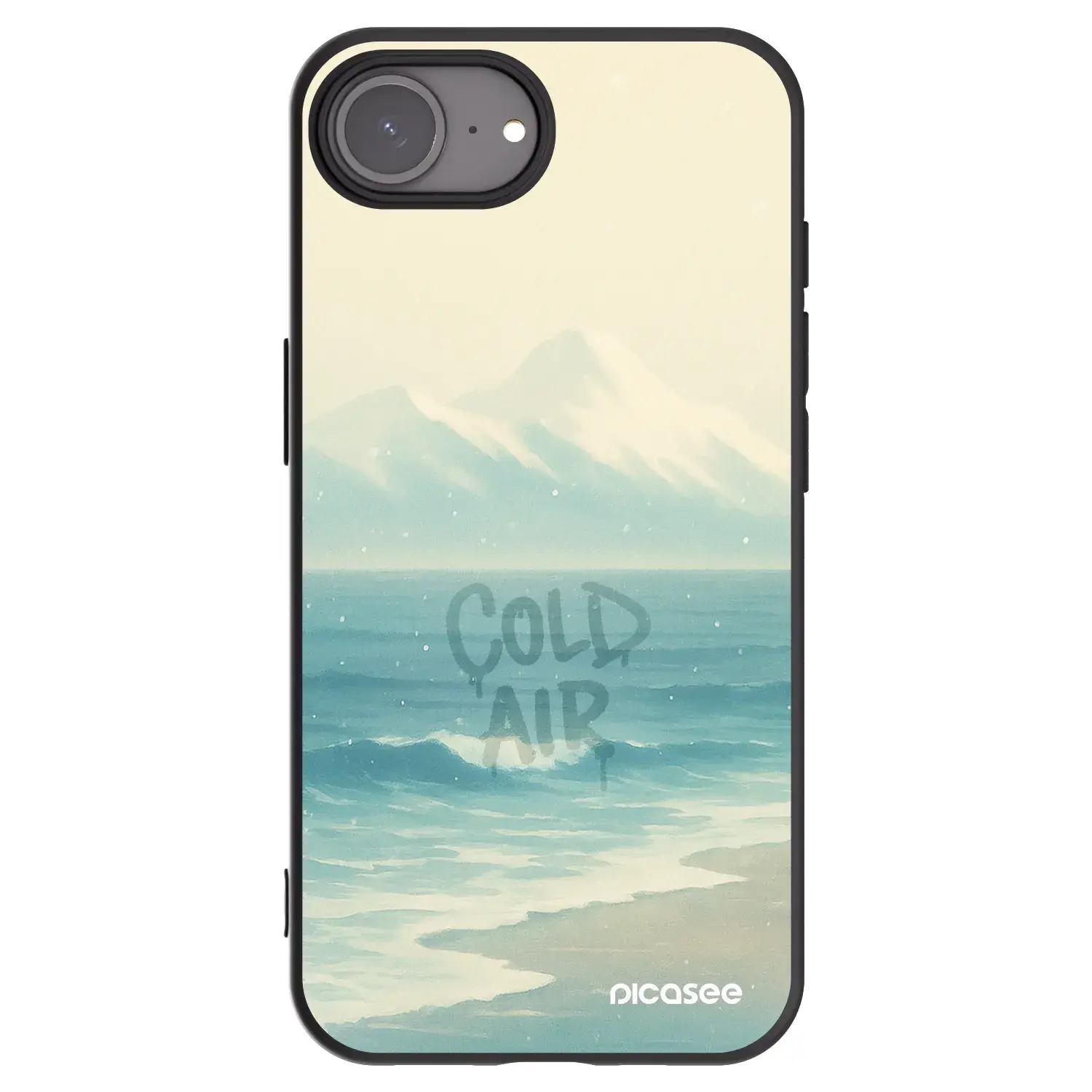 Silikonový černý obal pro Apple iPhone 17e - COLD AIR