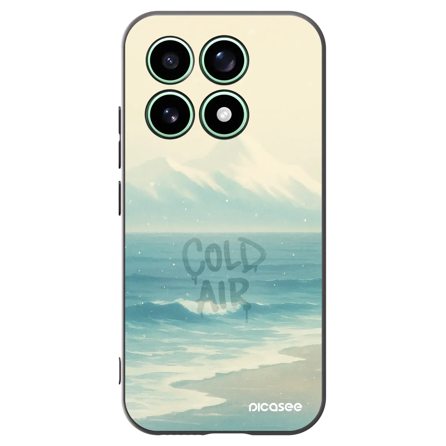 Silikonový černý obal pro Xiaomi 17 - COLD AIR