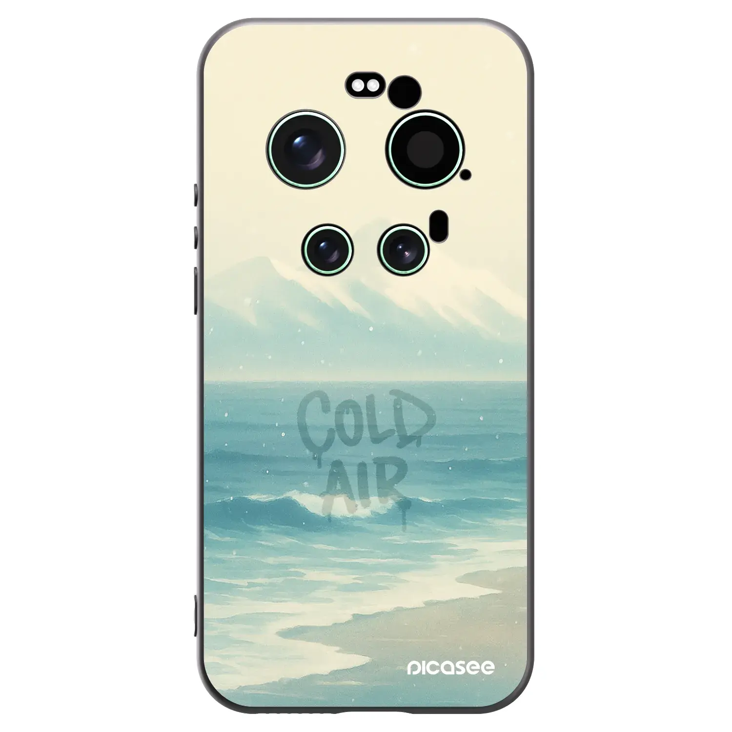 Silikonový černý obal pro Xiaomi 17 Ultra - COLD AIR