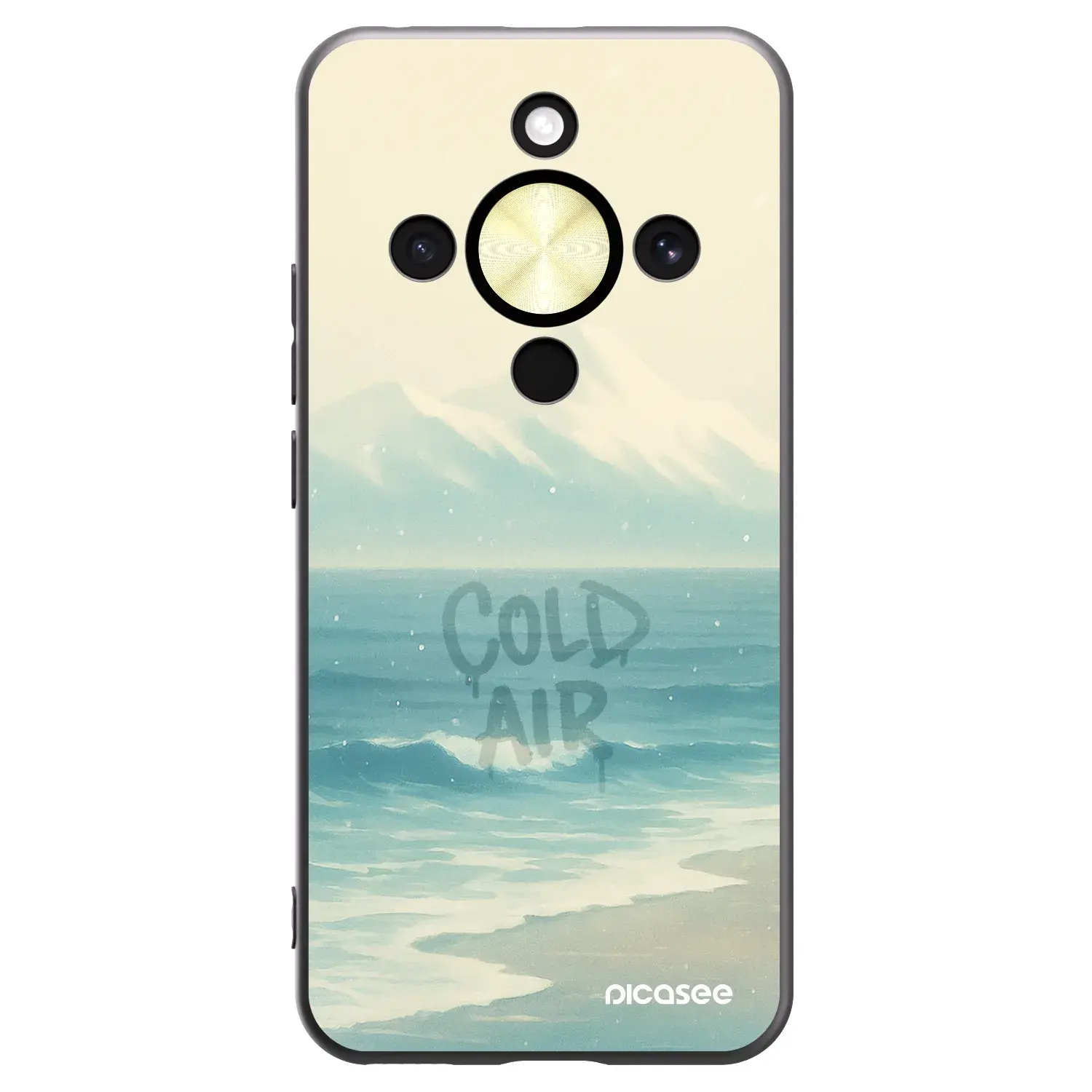 Silikonový černý obal pro Honor Magic8 Lite 5G - COLD AIR