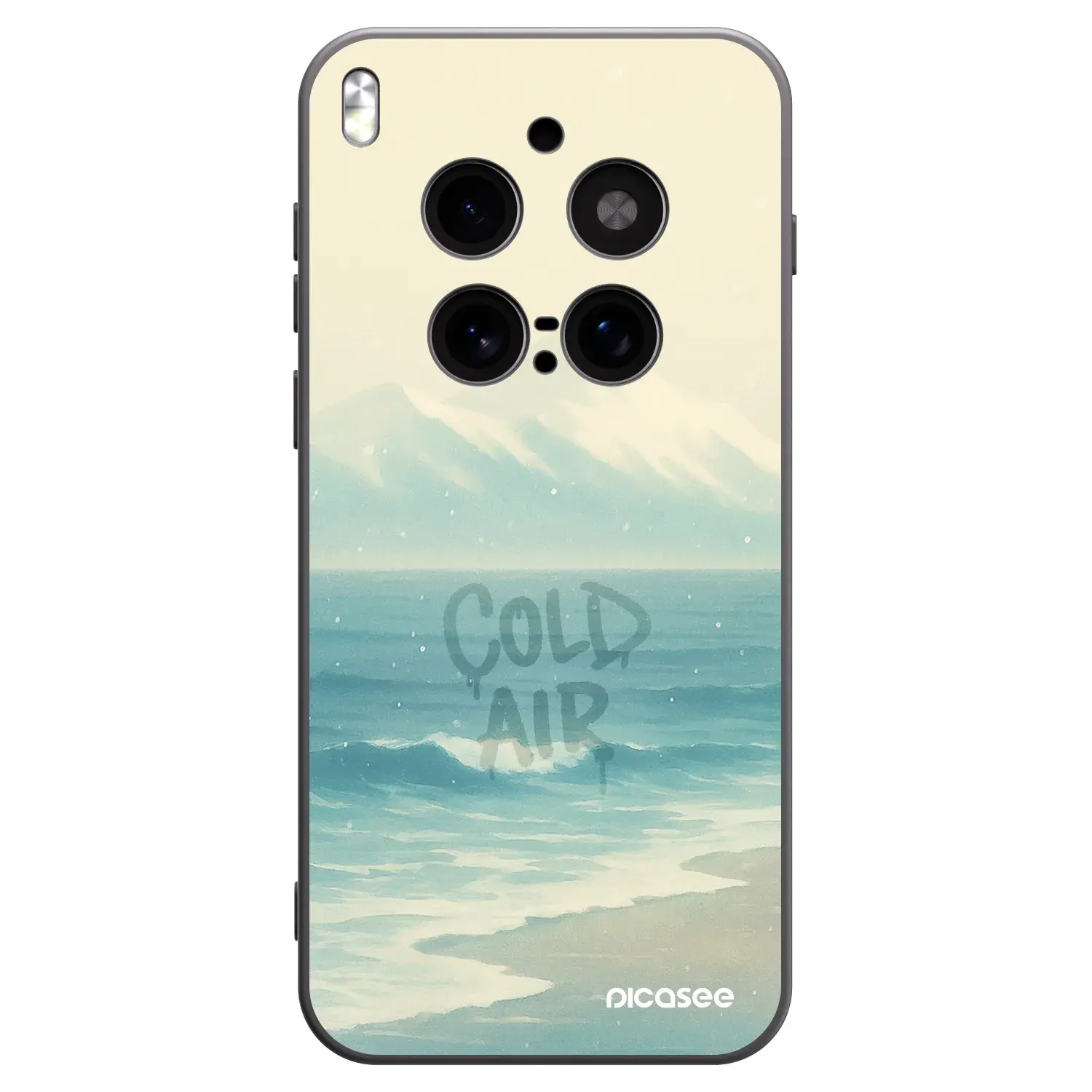 Silikonový černý obal pro Vivo X300 Pro - COLD AIR