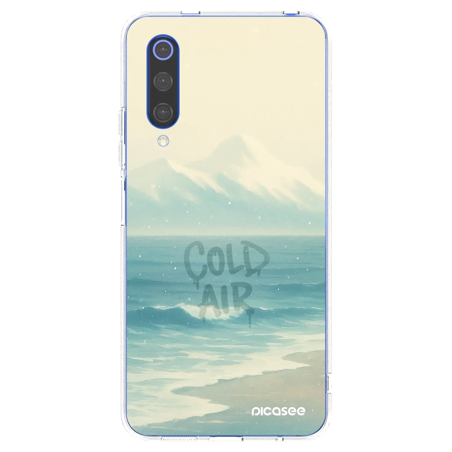 Silikonový průhledný obal pro Xiaomi Mi 9 SE - COLD AIR
