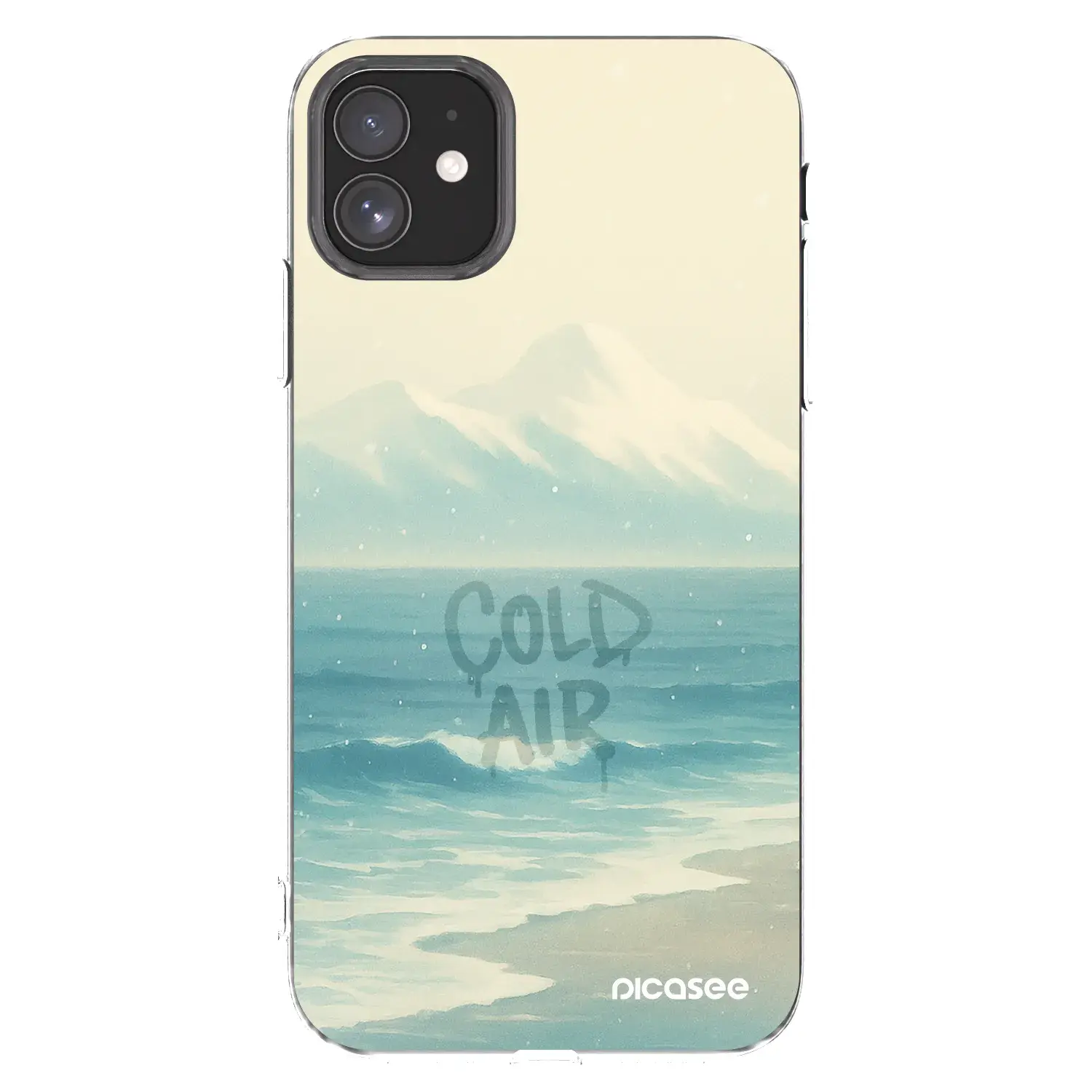 Silikonový průhledný obal pro Apple iPhone 11 - COLD AIR