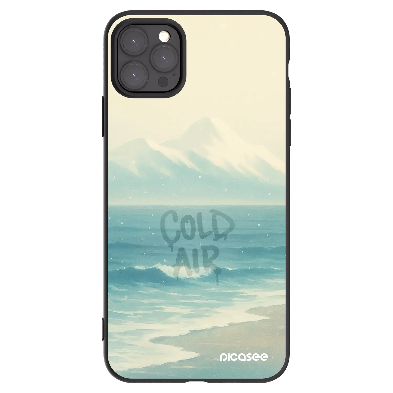 Silikonový černý obal pro Apple iPhone 11 Pro Max - COLD AIR