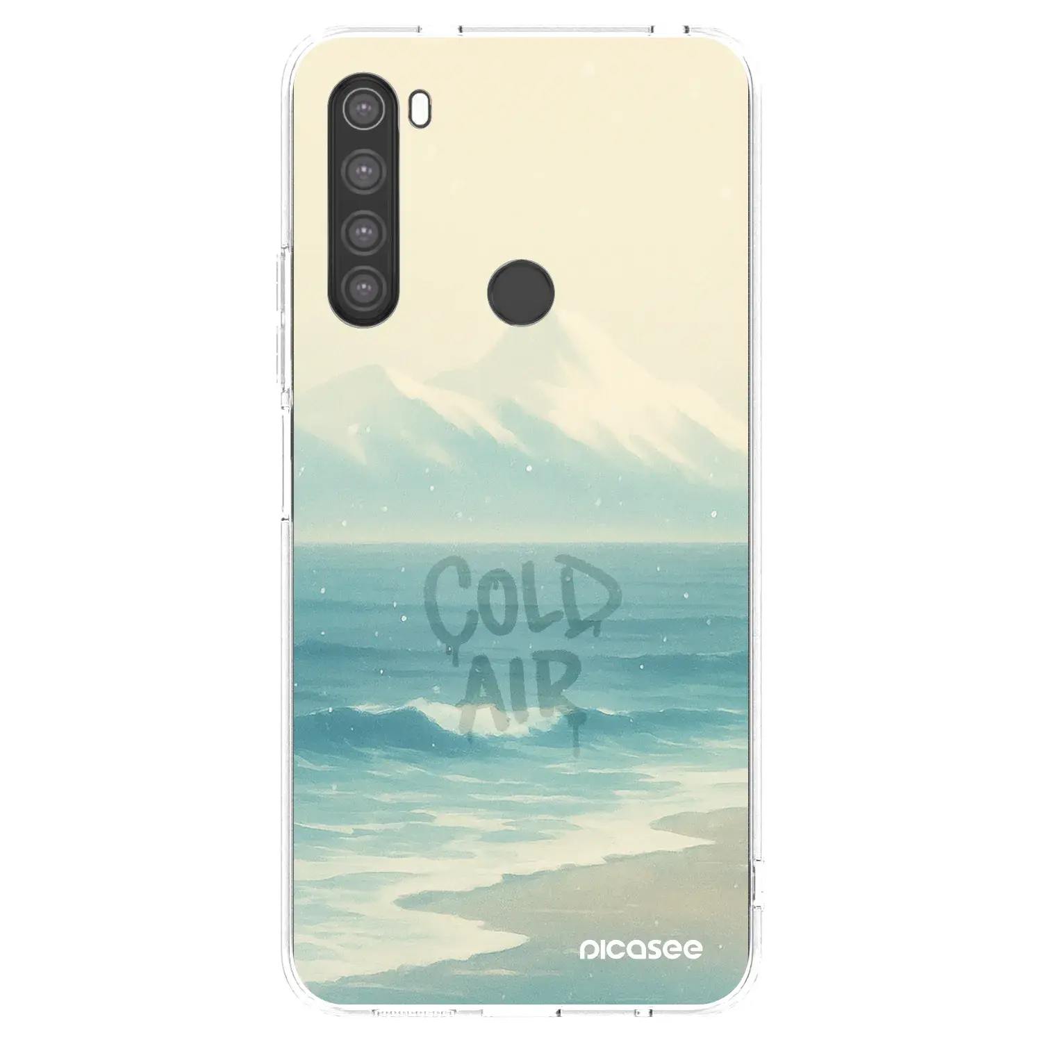 Silikonový průhledný obal pro Xiaomi Redmi Note 8 - COLD AIR