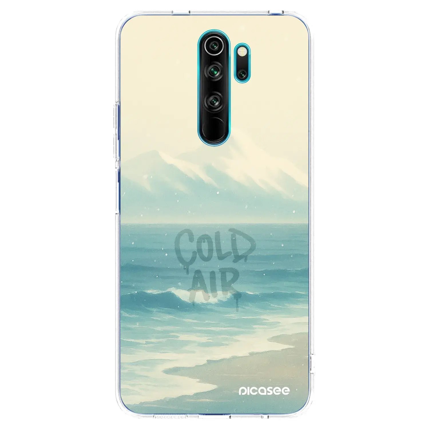 Silikonový průhledný obal pro Xiaomi Redmi Note 8 Pro - COLD AIR