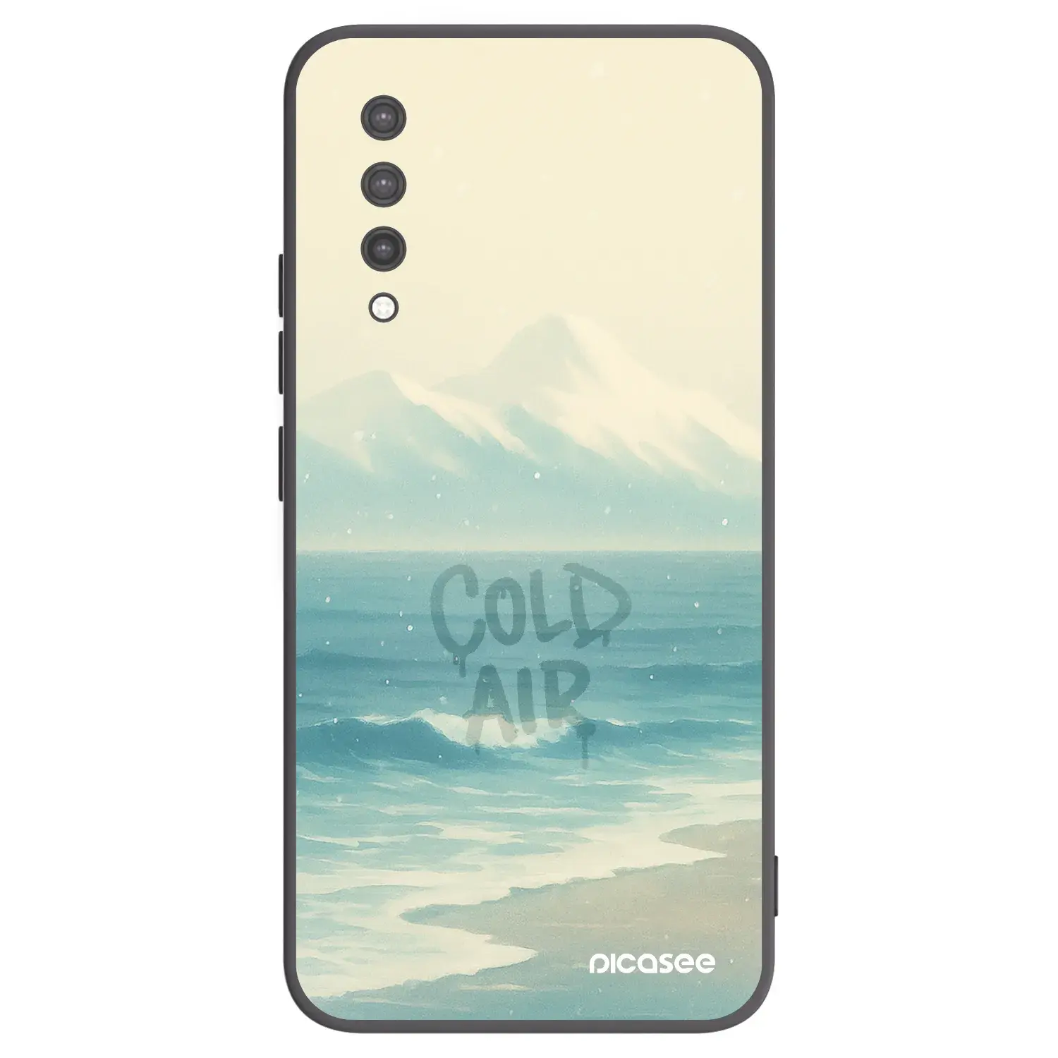 Silikonový černý obal pro Xiaomi Mi 9 Lite - COLD AIR