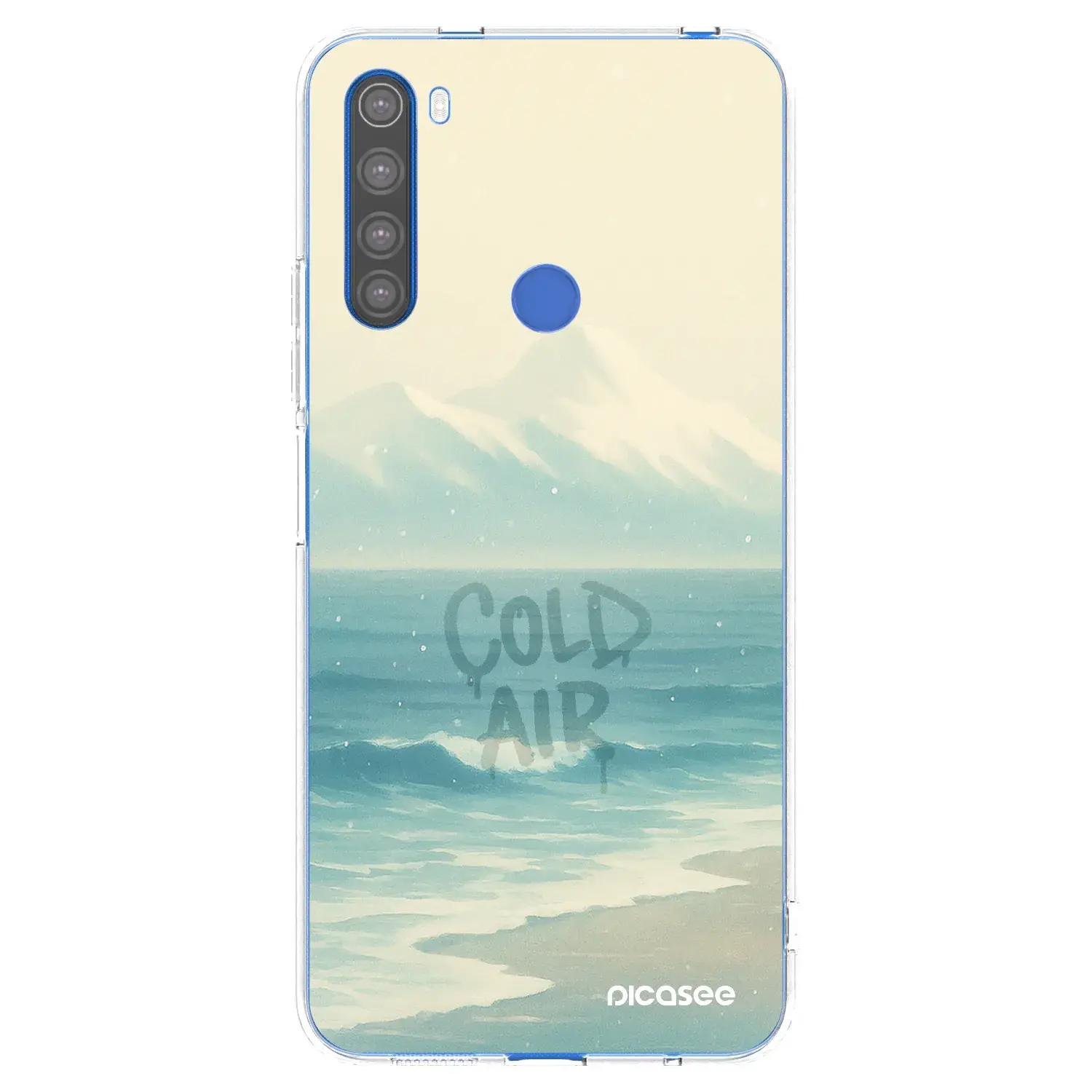 Silikonový průhledný obal pro Xiaomi Redmi Note 8T - COLD AIR