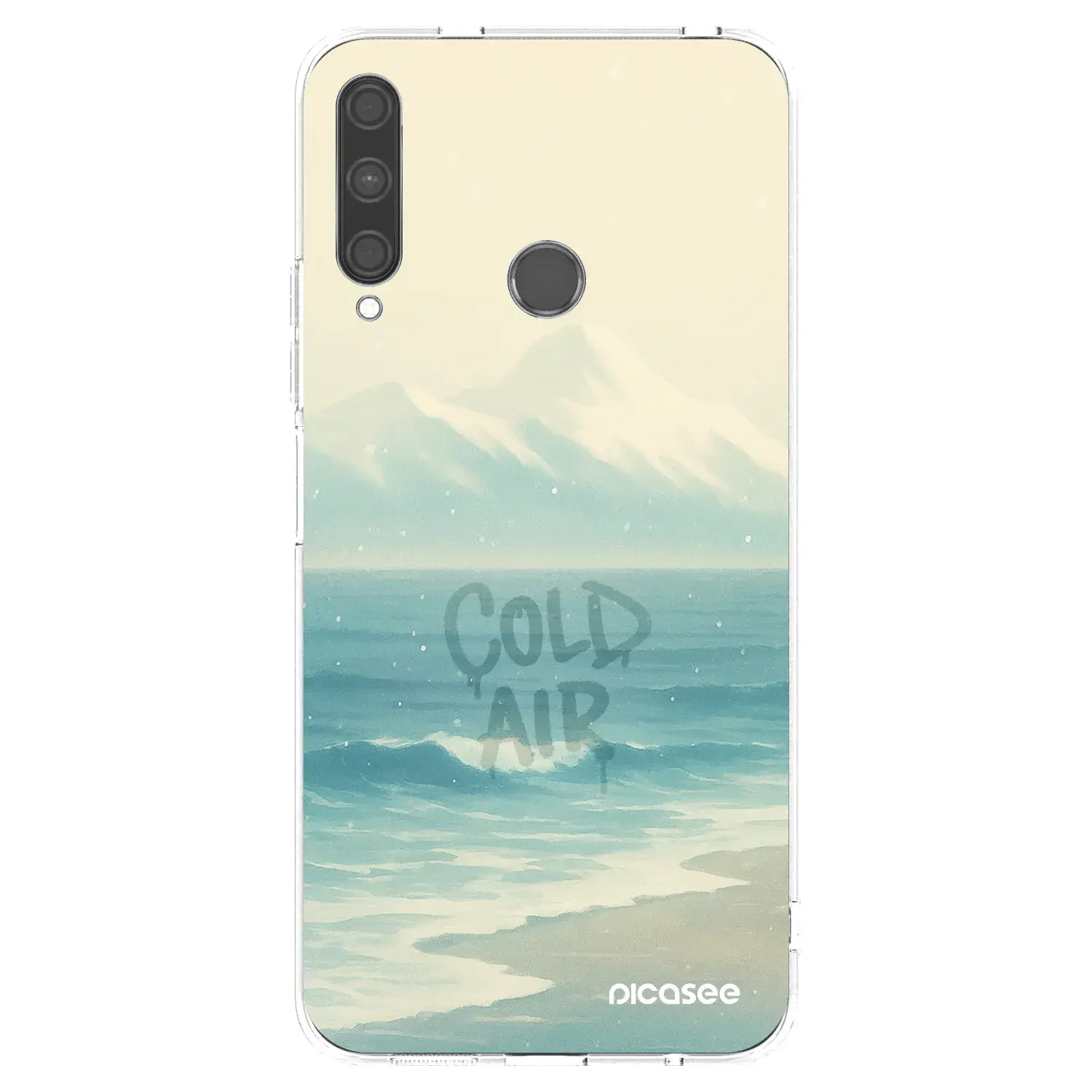 Silikonový průhledný obal pro Huawei P40 Lite E - COLD AIR
