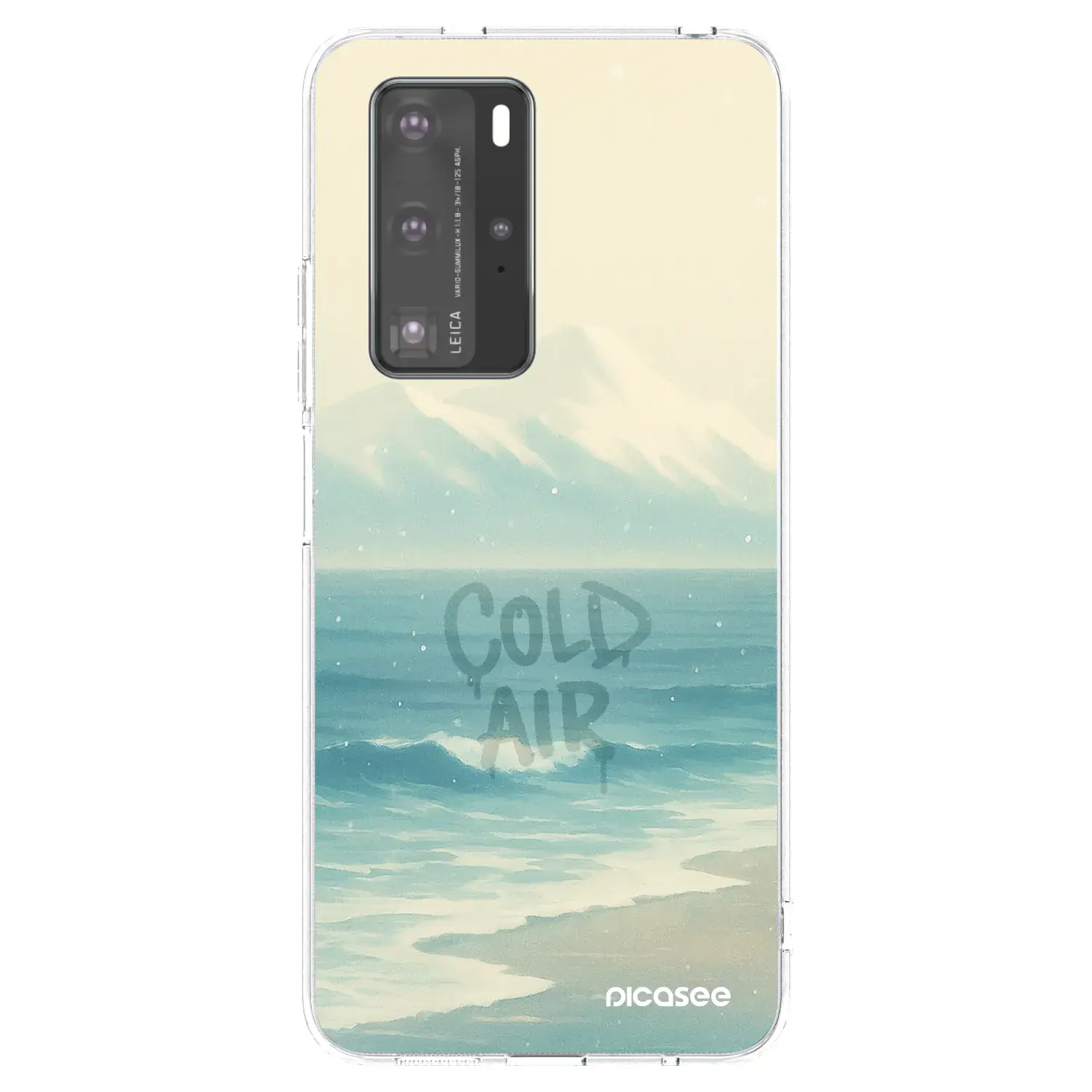 Silikonový průhledný obal pro Huawei P40 Pro - COLD AIR