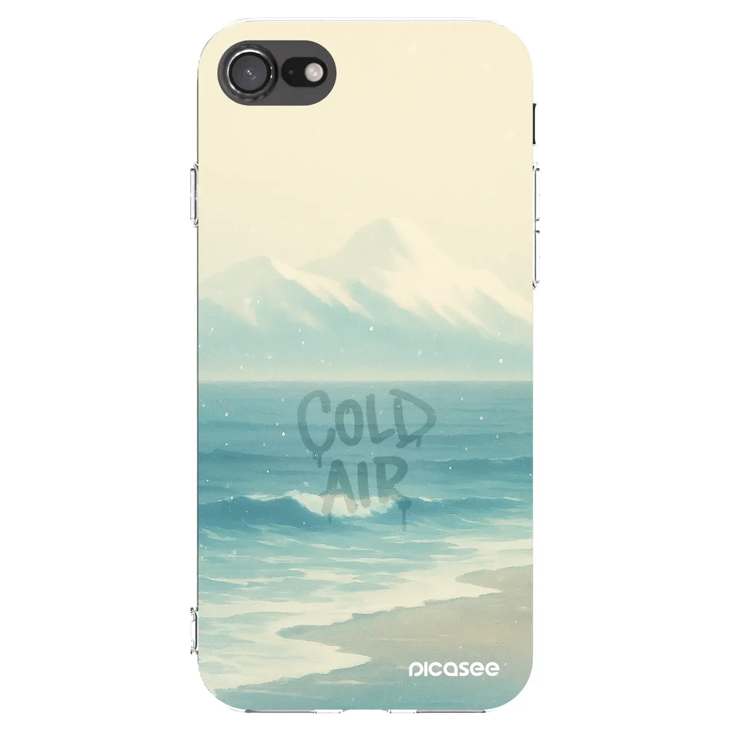 Silikonový průhledný obal pro Apple iPhone SE 2020 - COLD AIR