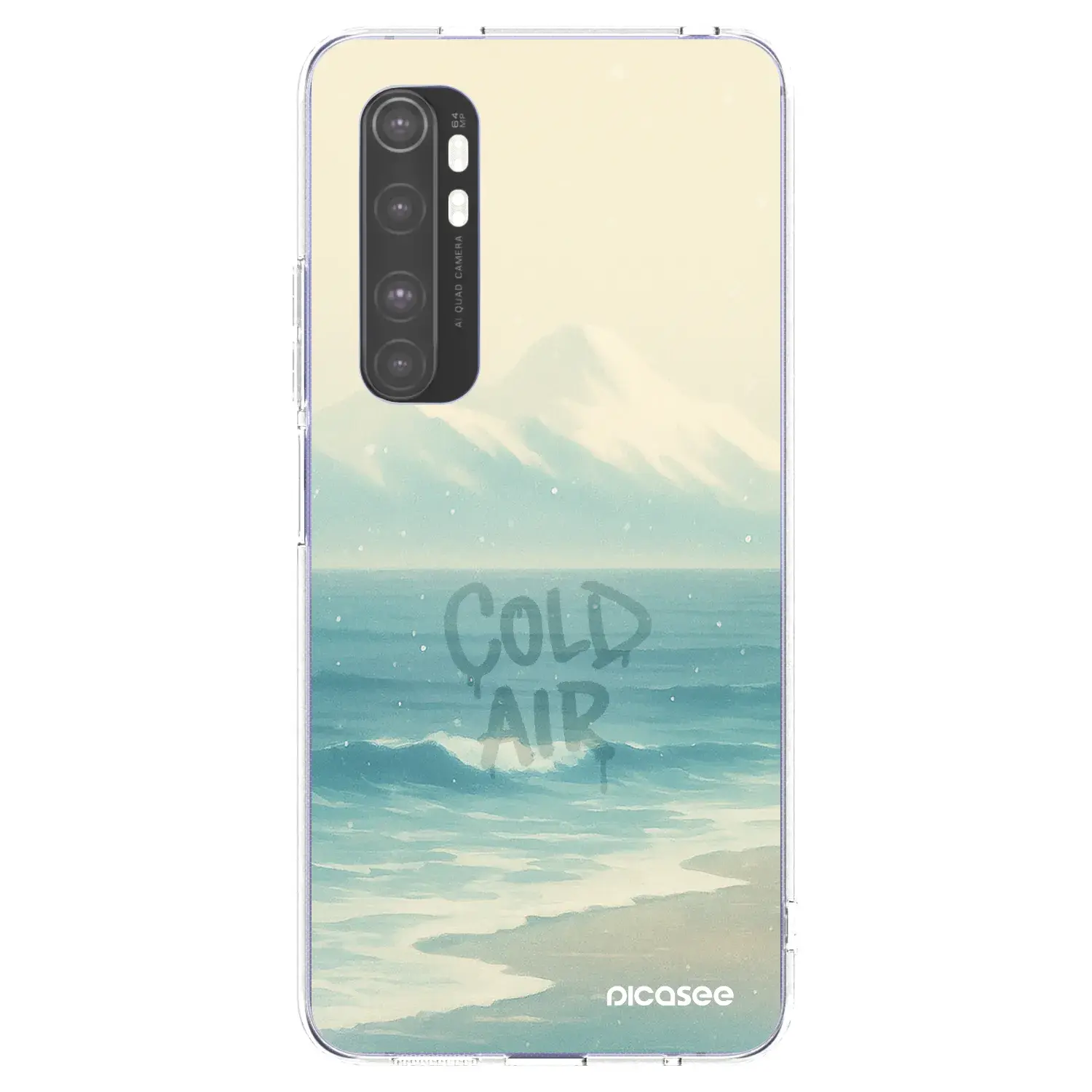 Silikonový průhledný obal pro Xiaomi Mi Note 10 Lite - COLD AIR