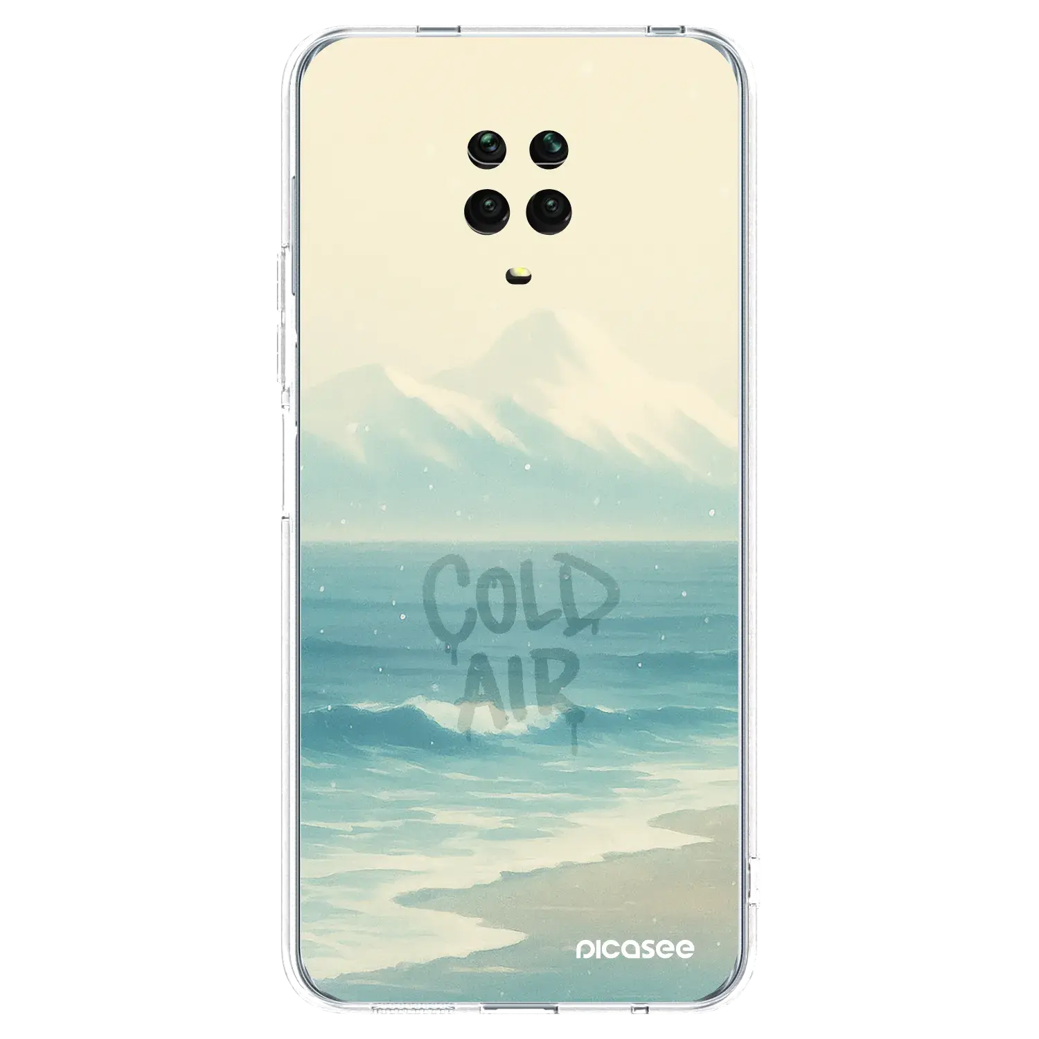 Silikonový průhledný obal pro Xiaomi Redmi Note 9S - COLD AIR