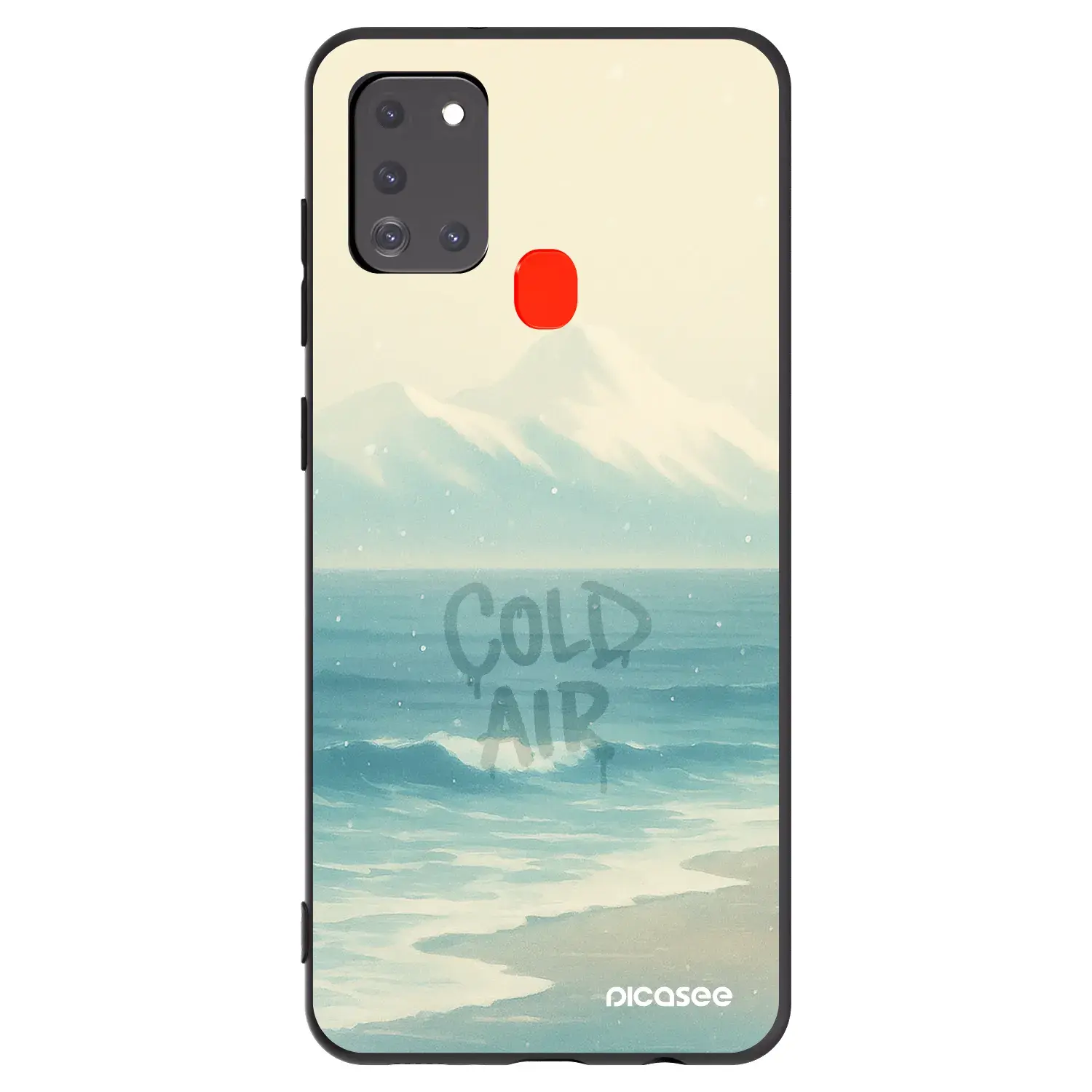 Silikonový černý obal pro Samsung Galaxy A21s - COLD AIR