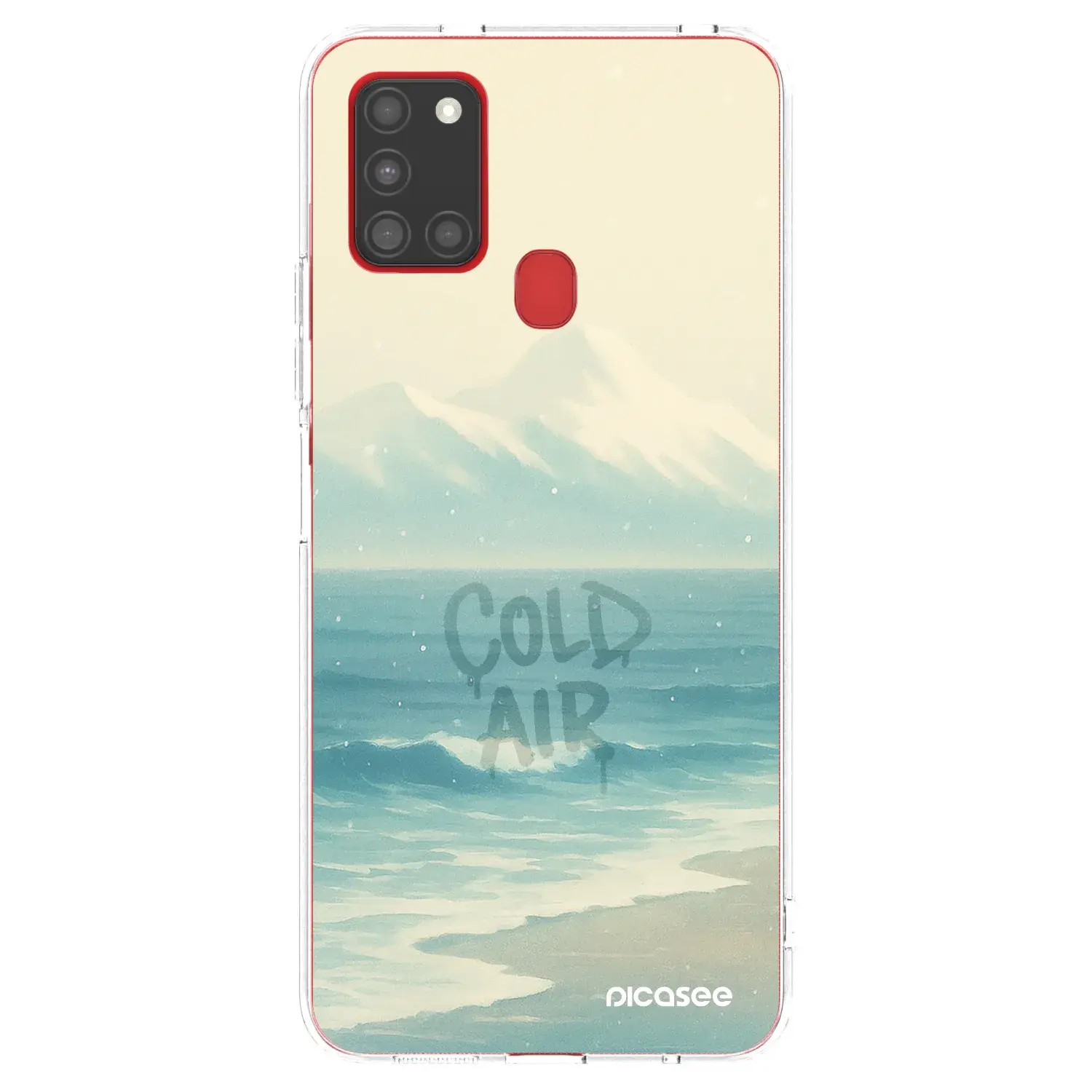 Silikonový průhledný obal pro Samsung Galaxy A21s - COLD AIR