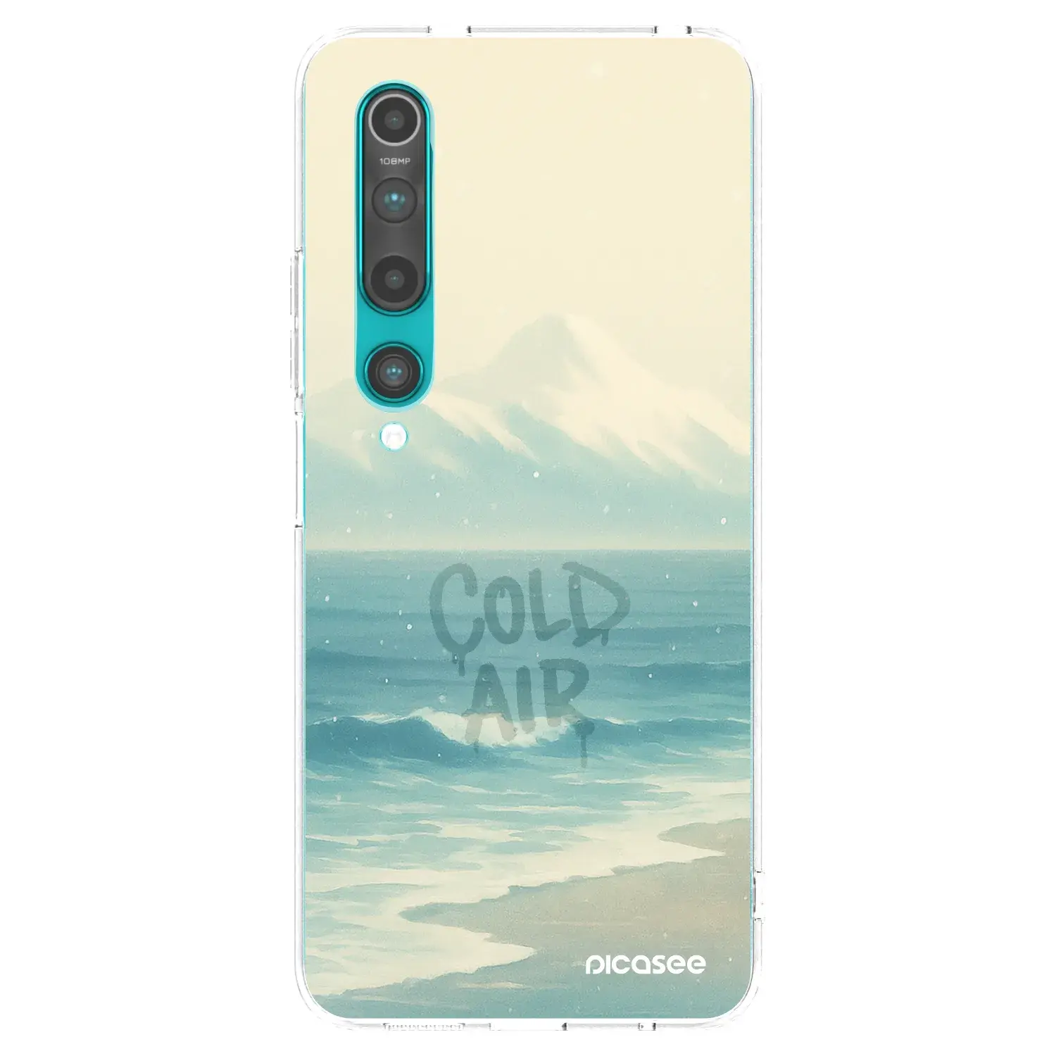 Silikonový průhledný obal pro Xiaomi Mi 10 - COLD AIR
