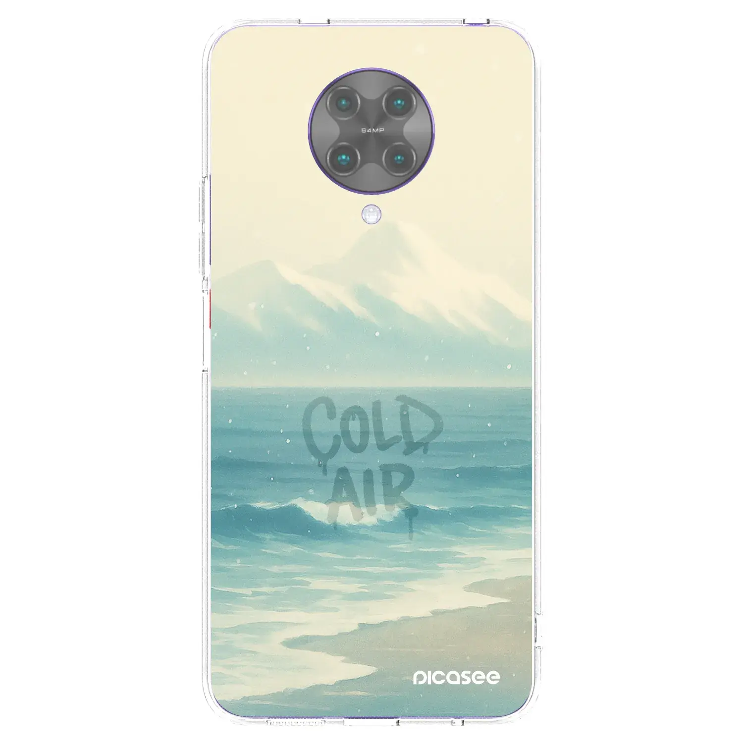 Silikonový průhledný obal pro Xiaomi Poco F2 Pro - COLD AIR