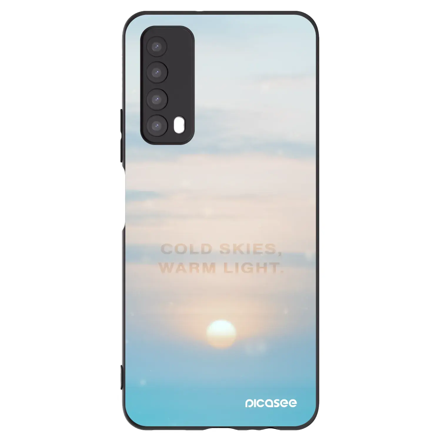 Silikonový černý obal pro Huawei P Smart 2021 - COLD SKIES