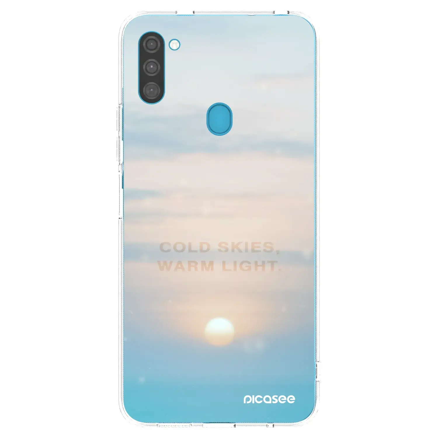 Silikonový průhledný obal pro Samsung Galaxy M11 - COLD SKIES