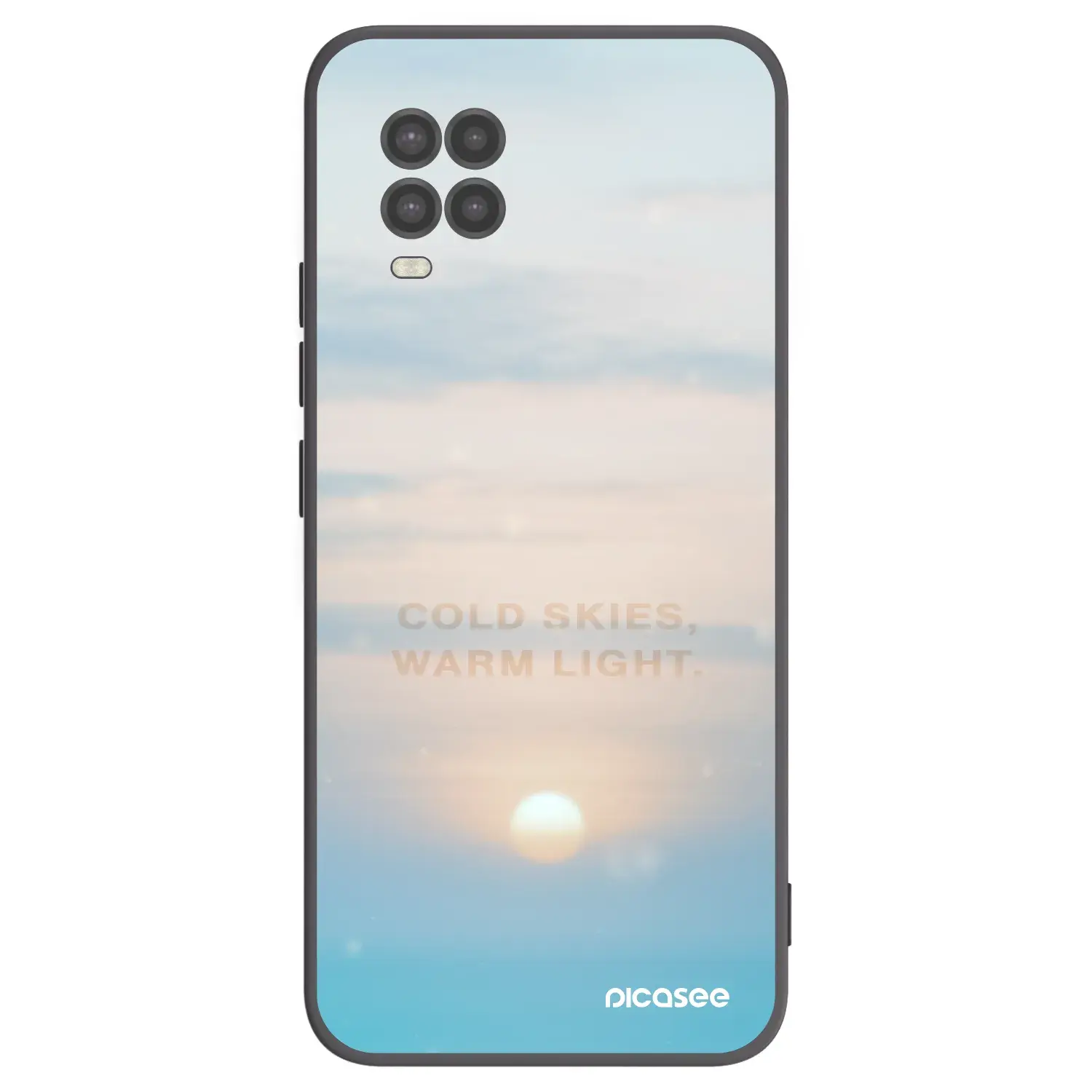 Silikonový černý obal pro Xiaomi Mi 10 Lite - COLD SKIES