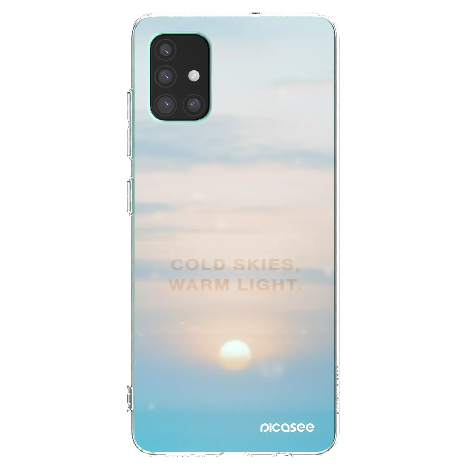 Silikonový průhledný obal pro Samsung Galaxy M51 M515F - COLD SKIES