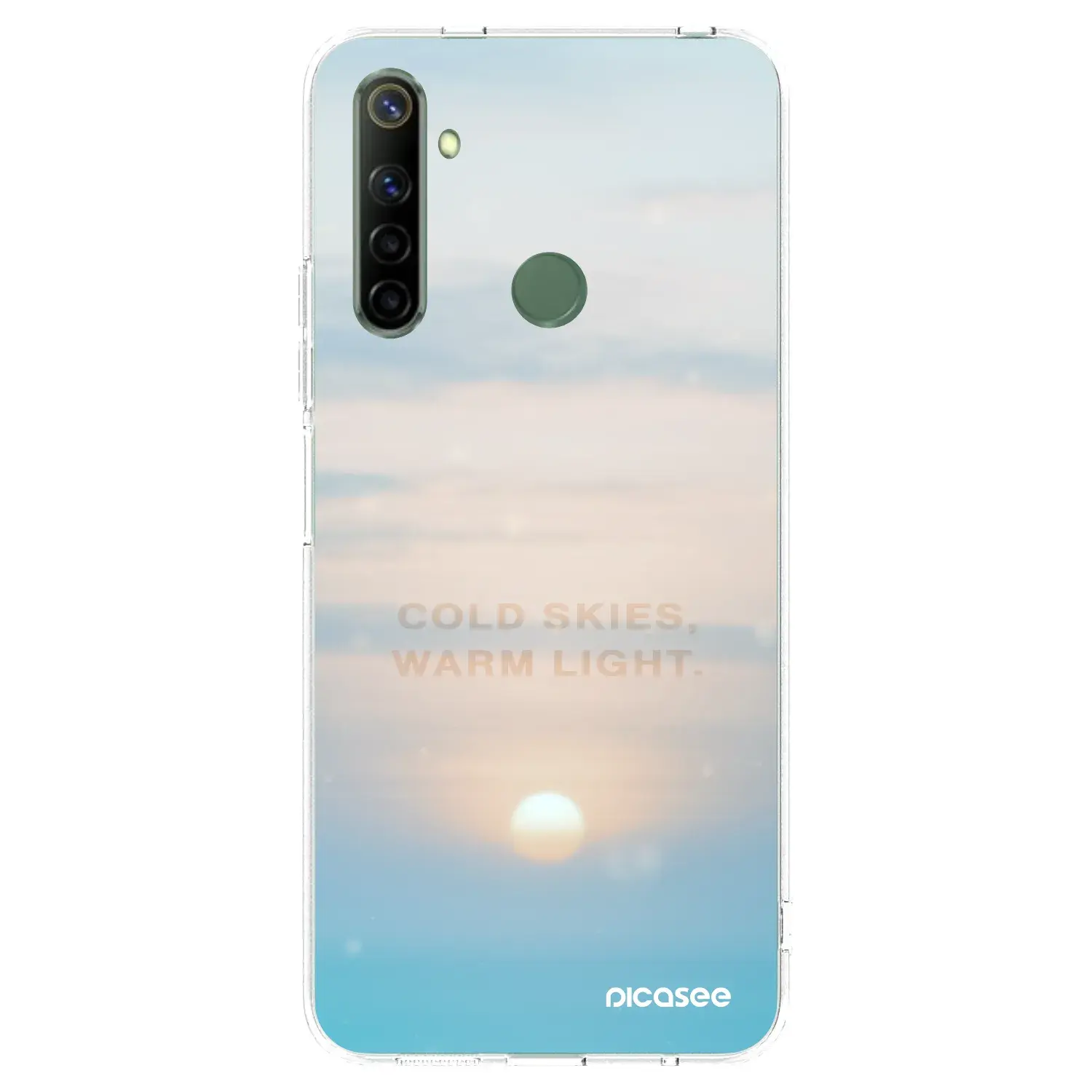 Silikonový průhledný obal pro Realme 6i - COLD SKIES