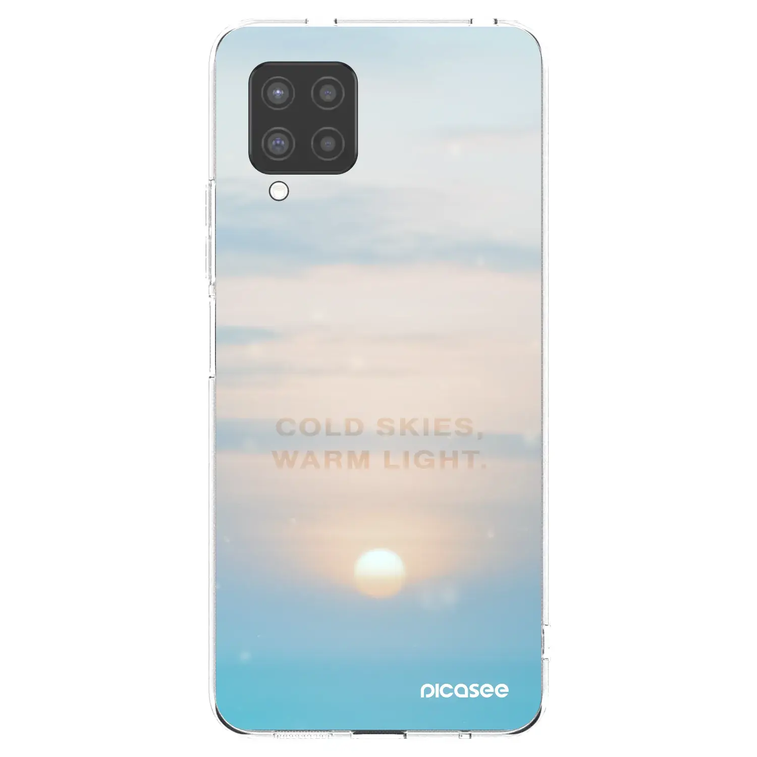 Silikonový průhledný obal pro Samsung Galaxy A42 A426B - COLD SKIES